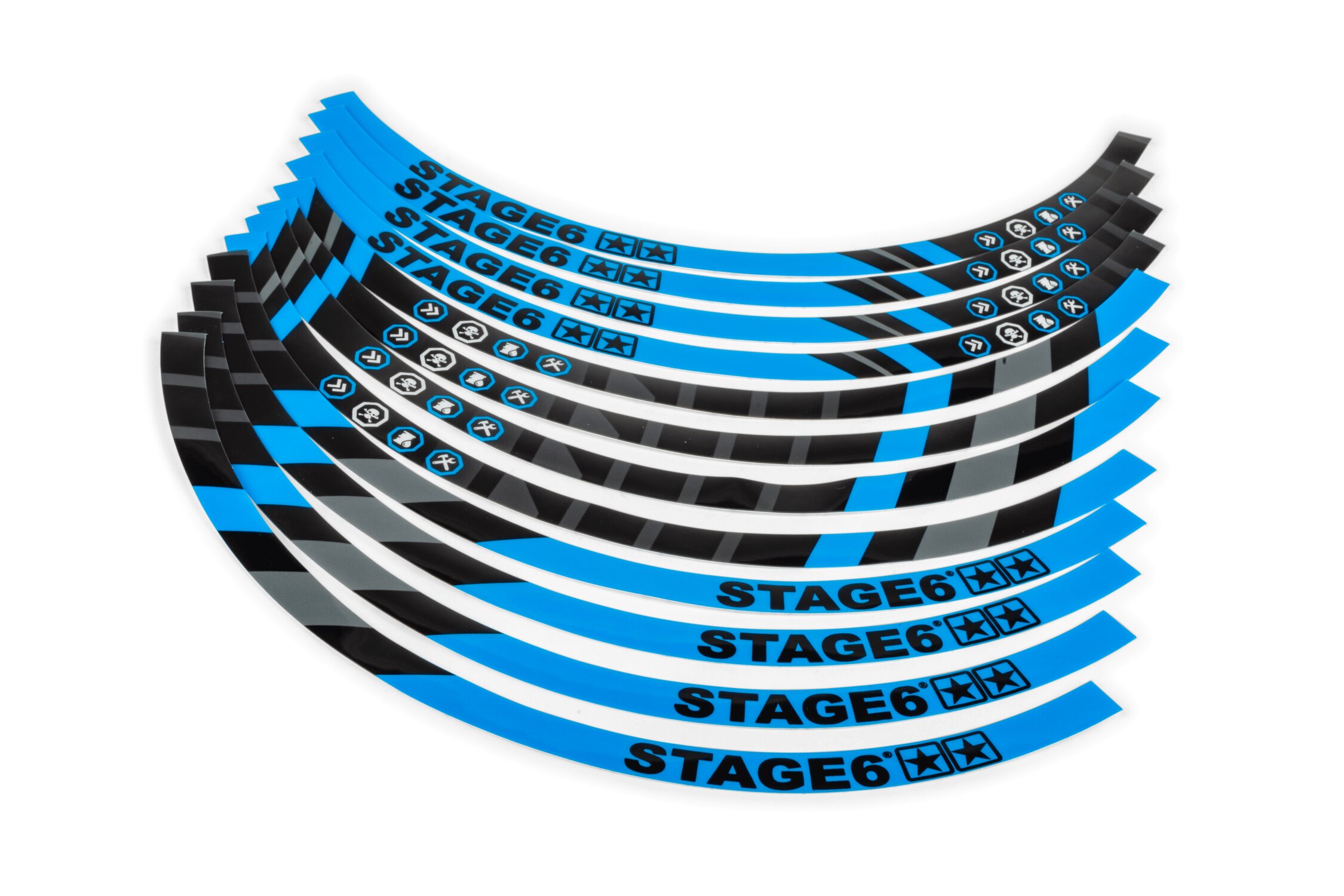 Liseret de jante Scooter 13" Stage6 Bleu