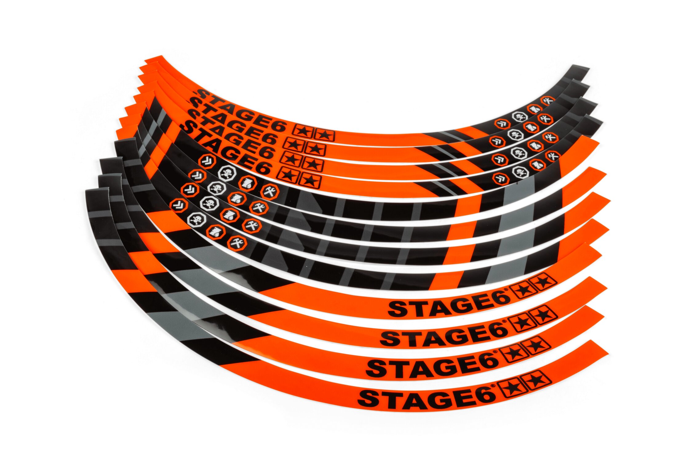 Liseret de jante Scooter 13" Stage6 Orange