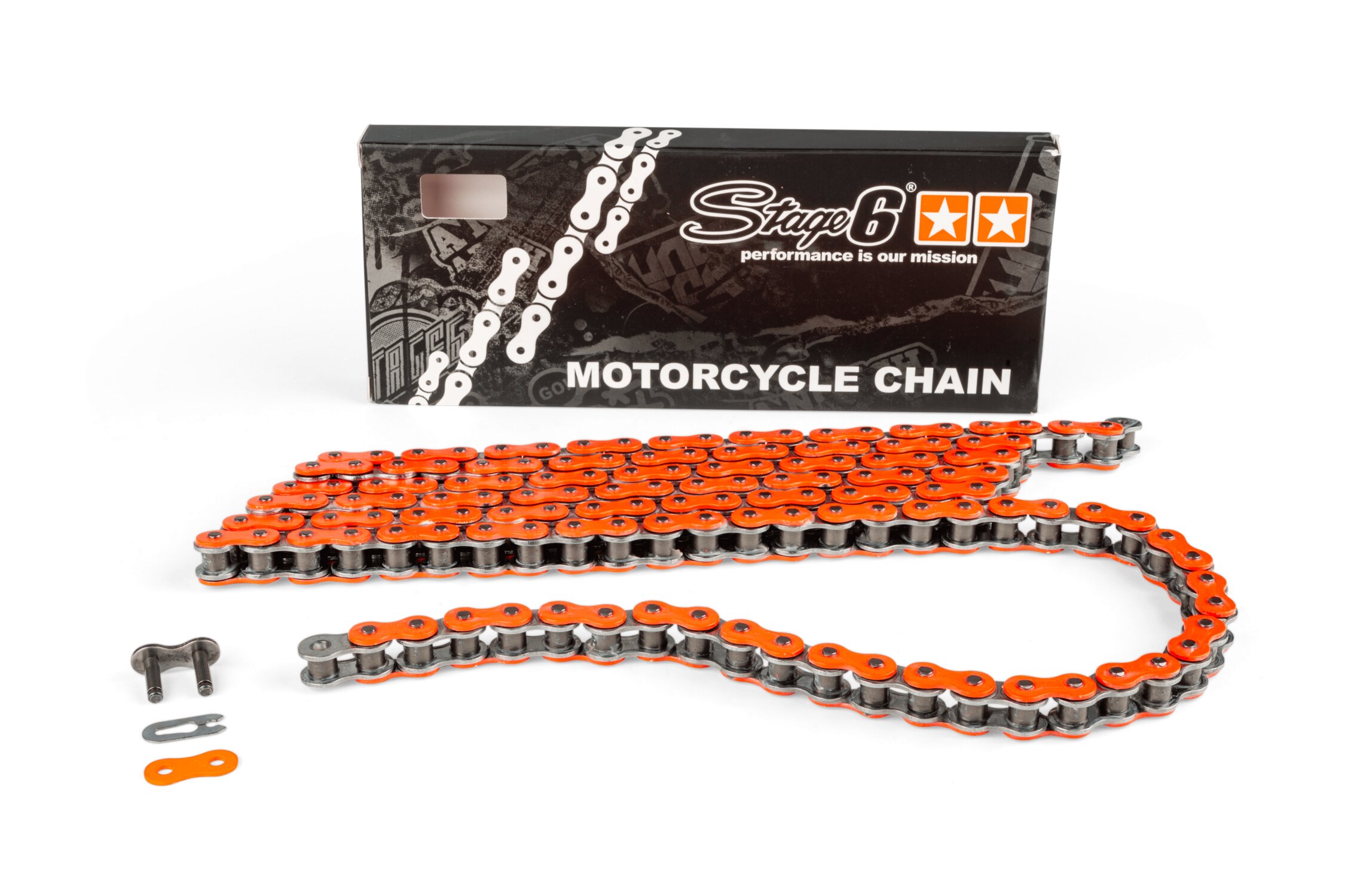 Chaîne 420 Stage6 HQ Orange fluo