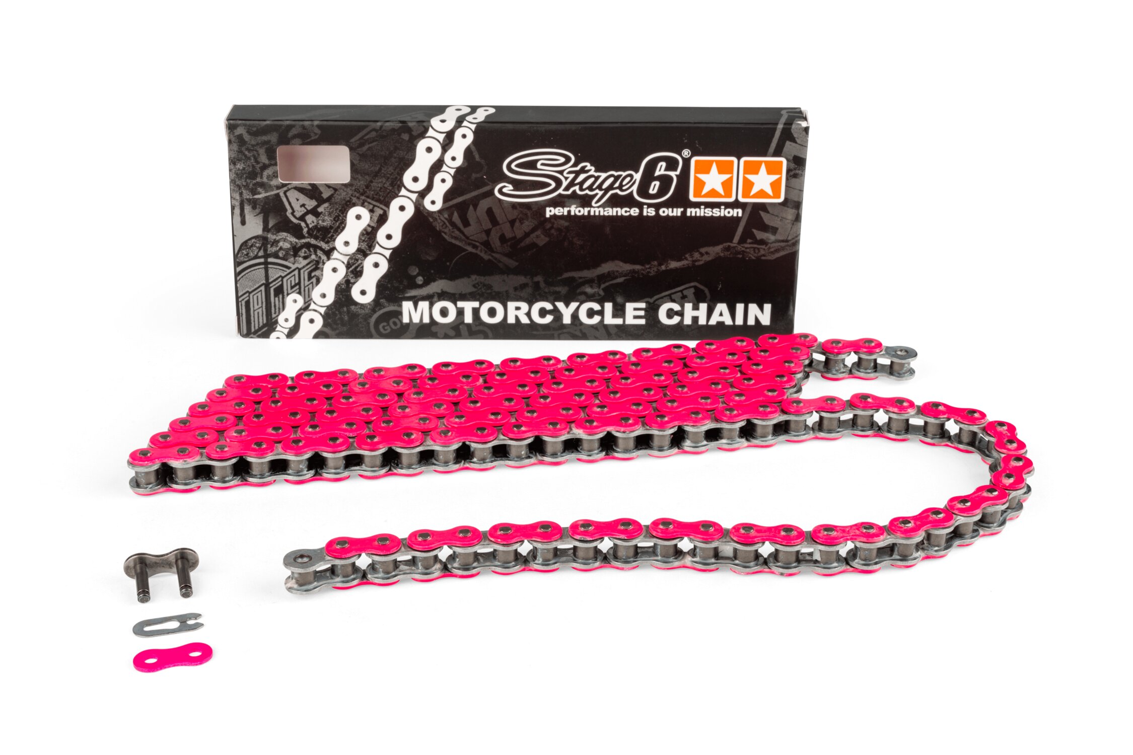 Chaîne 420 Stage6 HQ Rose fluo