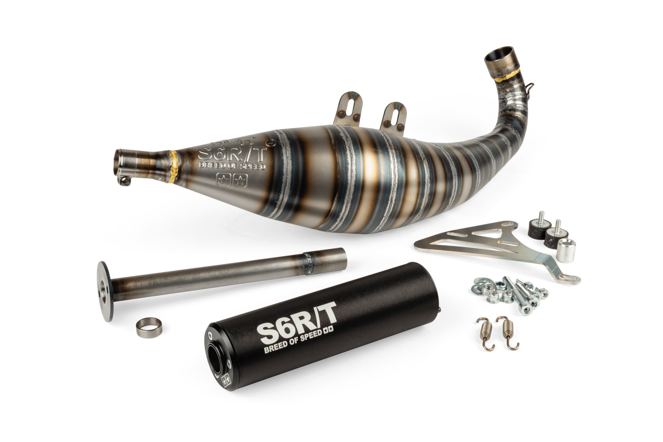 Stage6 R/T Pot d'échappement FL 100 Drag Race Noir