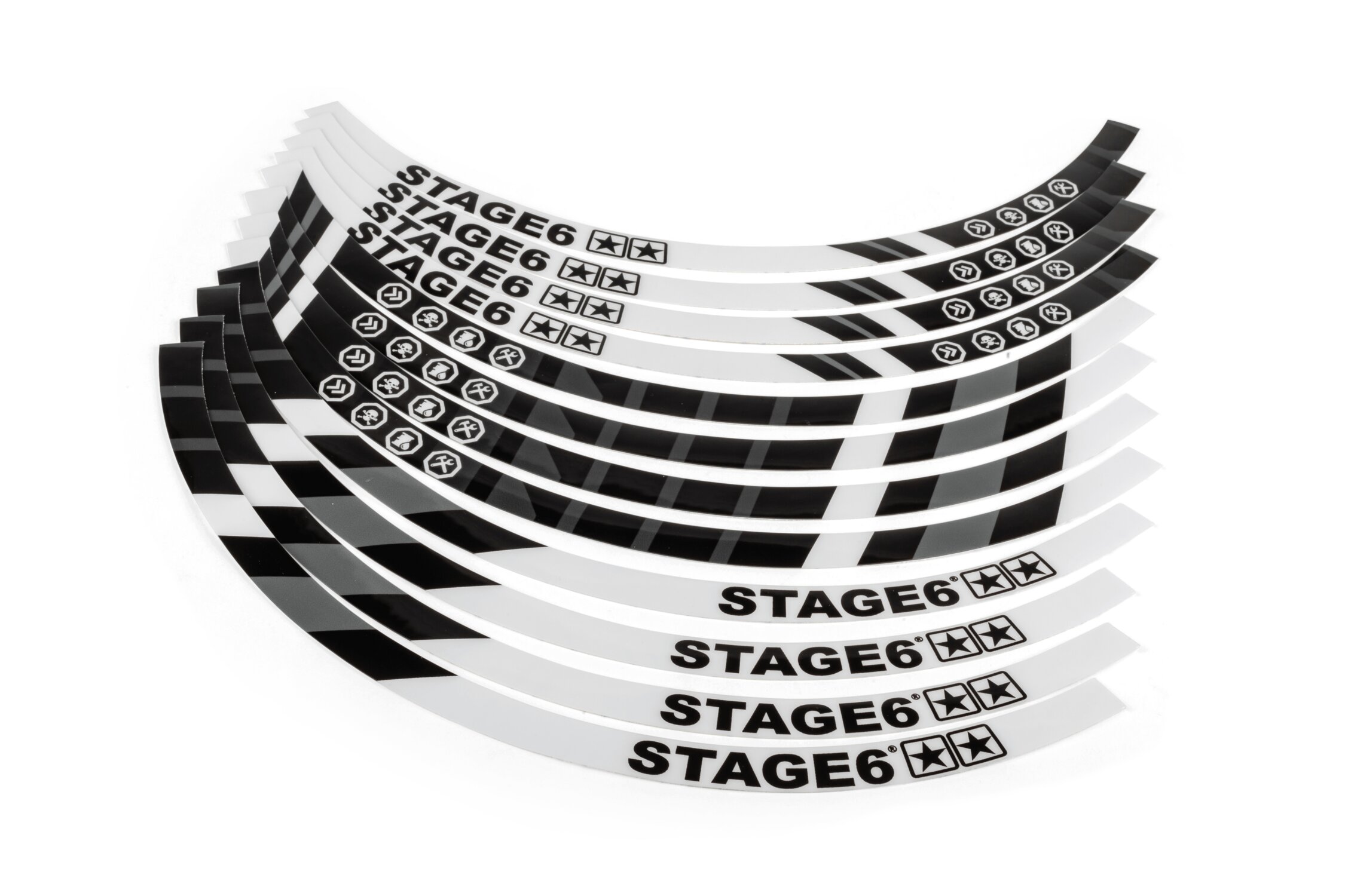 Liseret de jante Moto 17" Stage6 Blanc