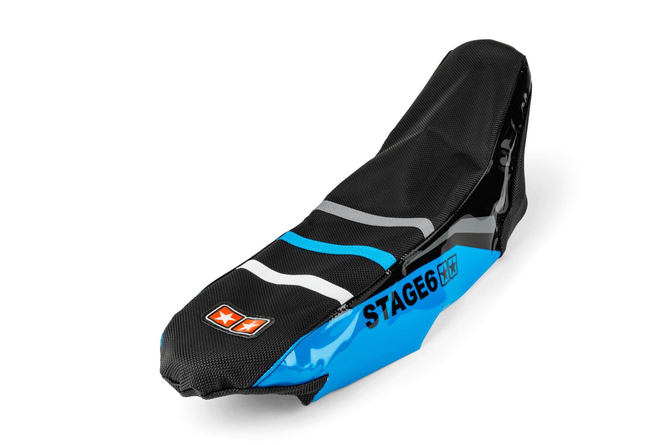 Housse de selle Fantic XM 50 depuis 2017 Stage6 Full Covering Bleu