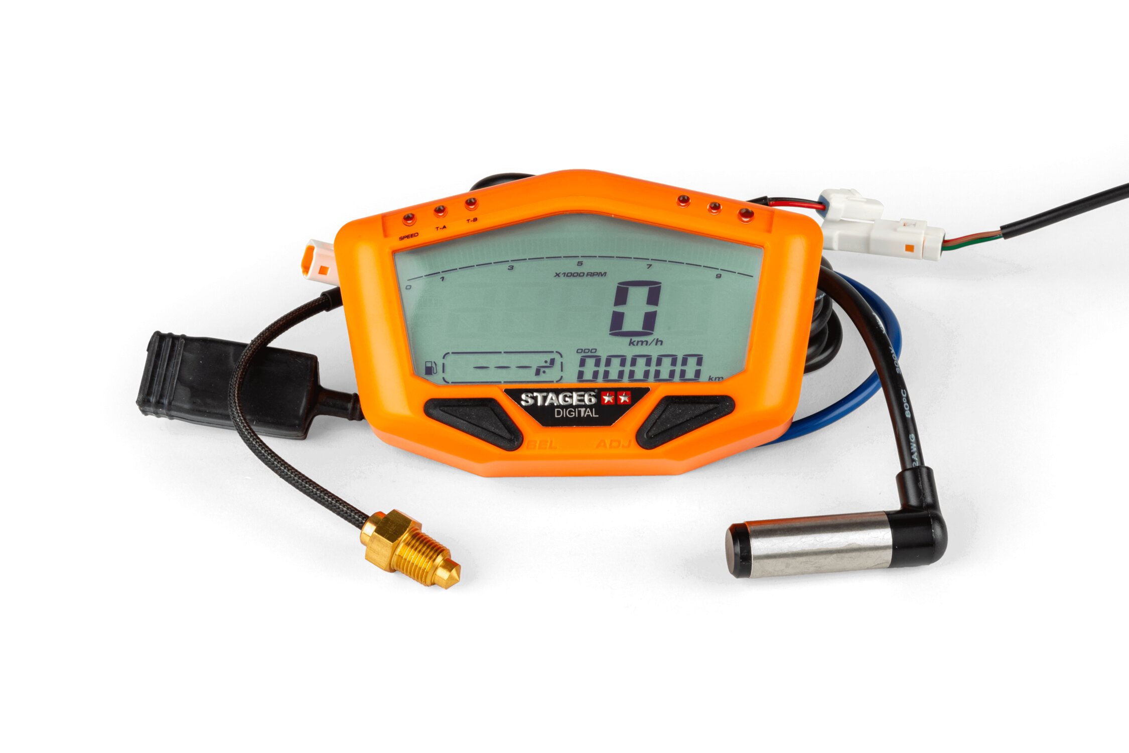 Stage6 R/T Compteur digital multifonction MK2 orange