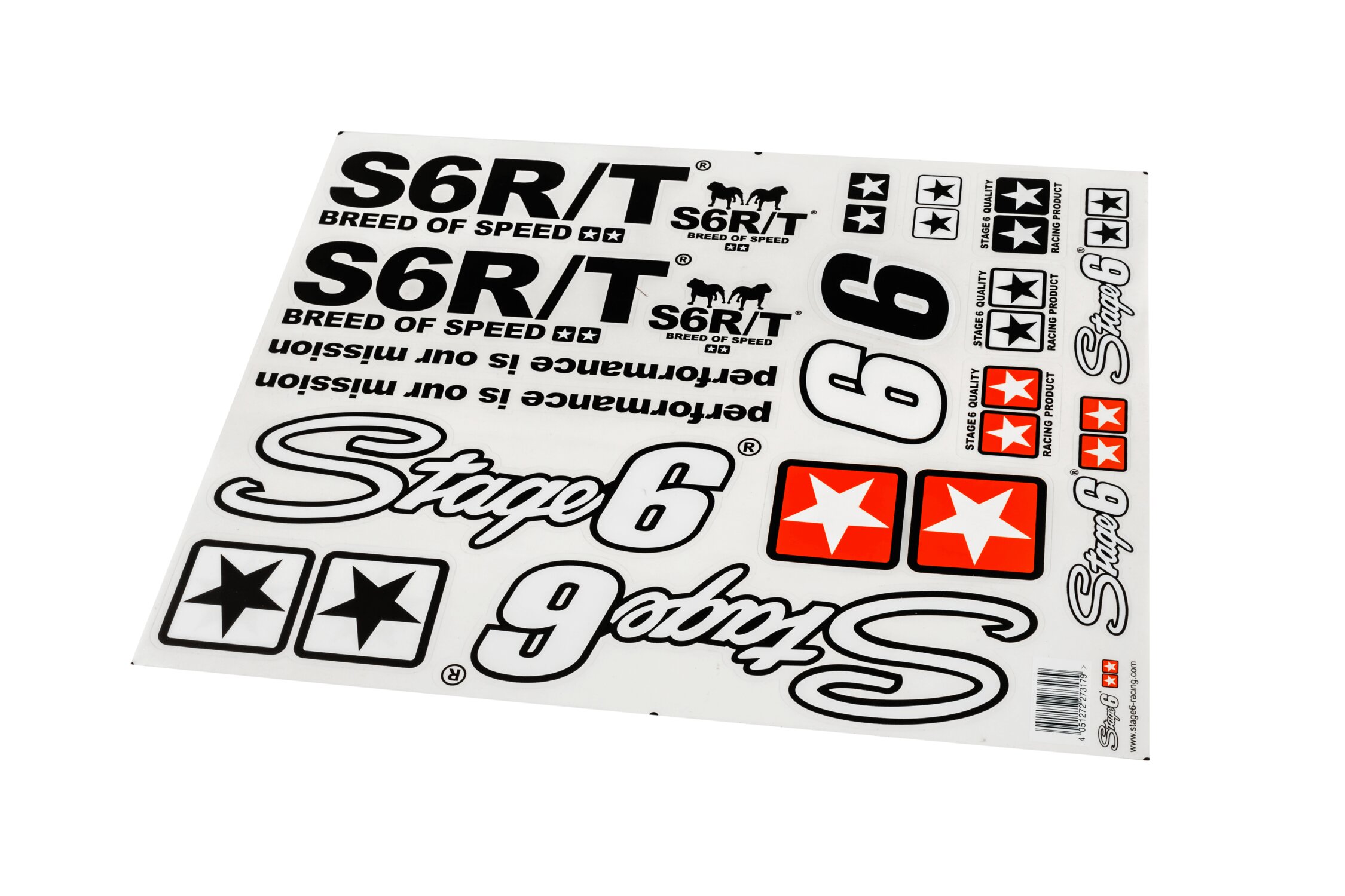 Stage6 Planche de stickers A2 Noir