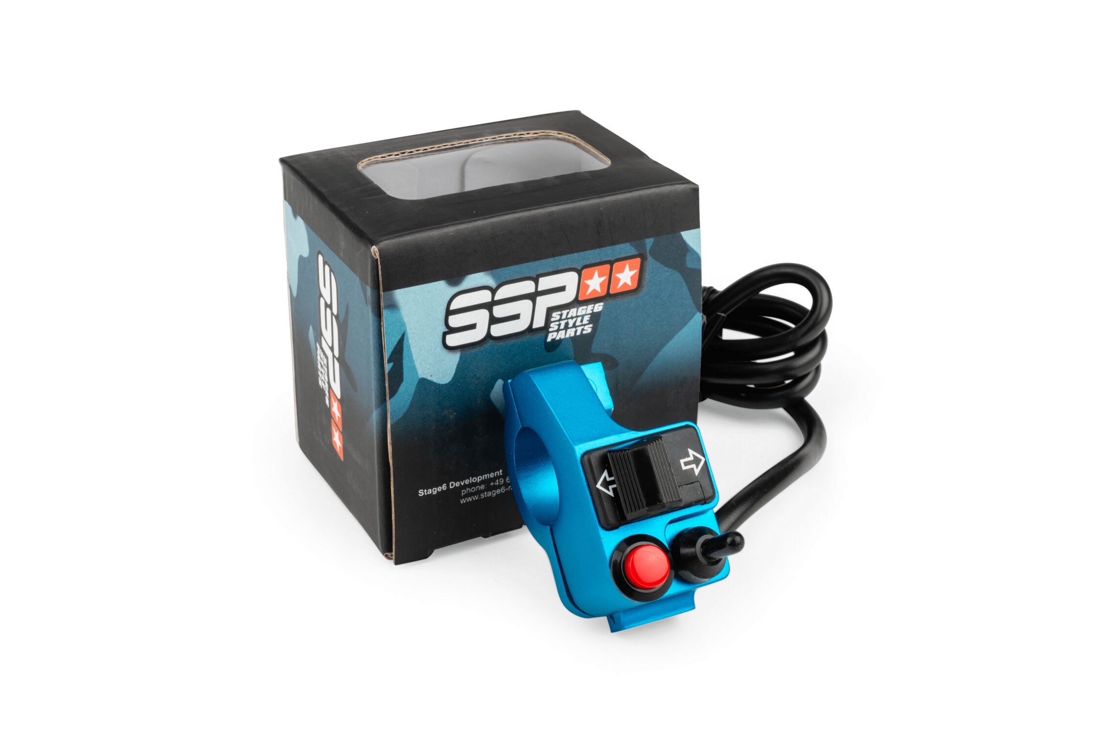 Stage6 Commodo gauche universel Bleu