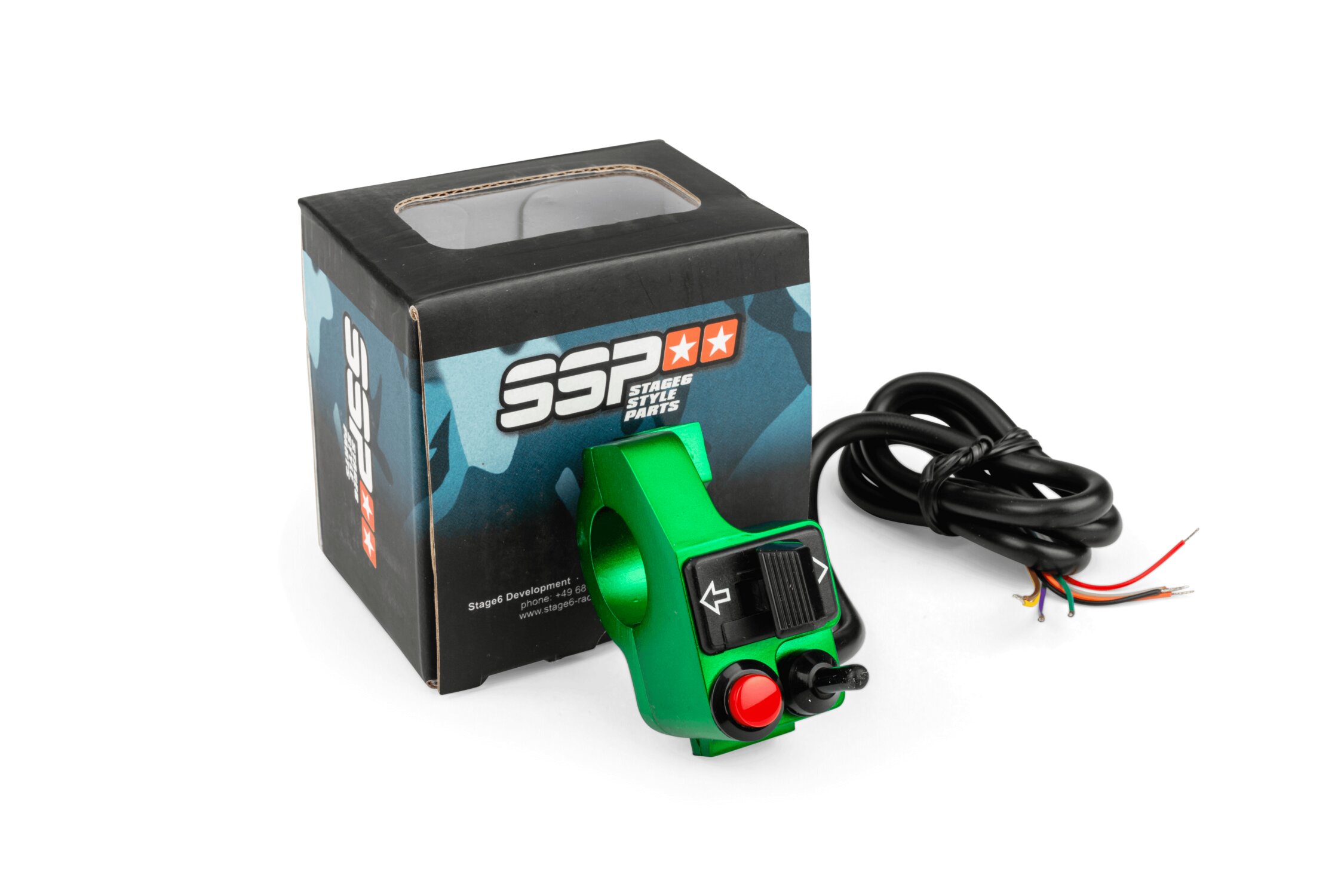 Stage6 Commodo gauche universel Vert