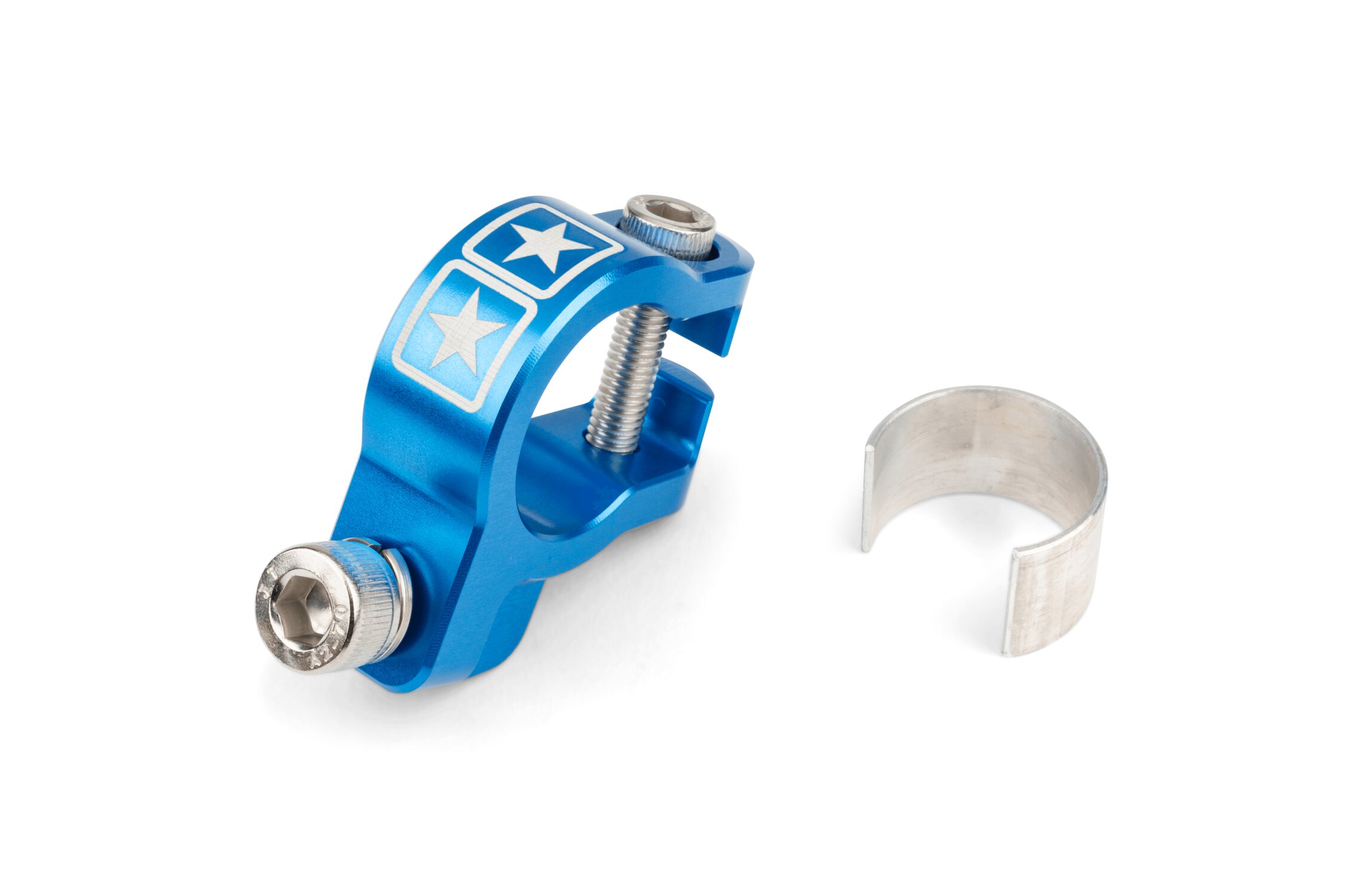 Collier d'échappement Stage6 Alu CNC Bleu