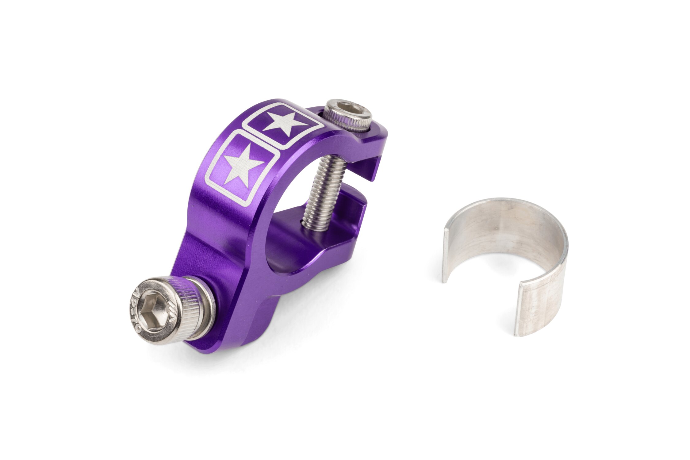 Collier d'échappement Stage6 Alu CNC Violet