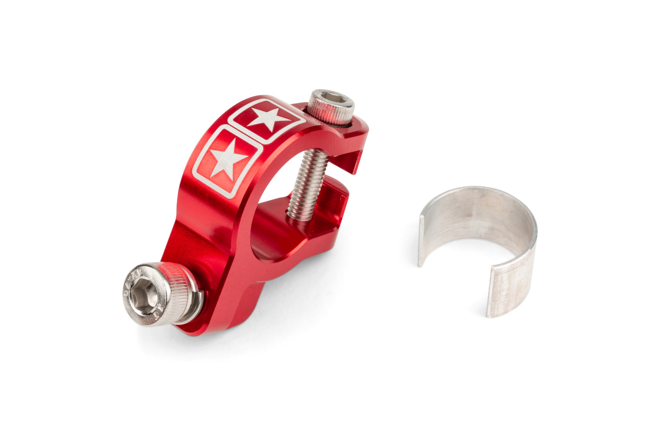 Collier d'échappement Stage6 Alu CNC Rouge
