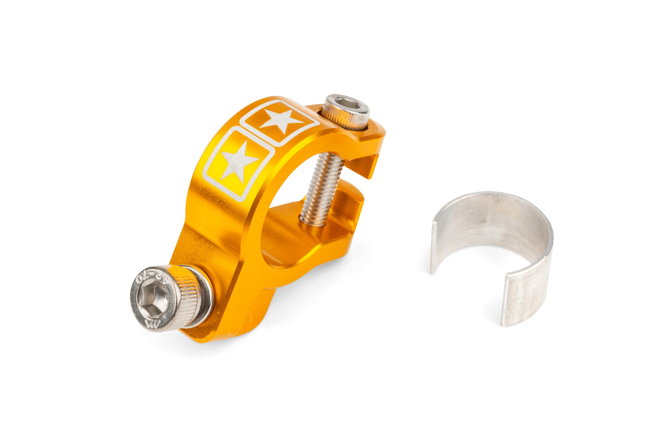 Collier d'échappement Stage6 Alu CNC Jaune
