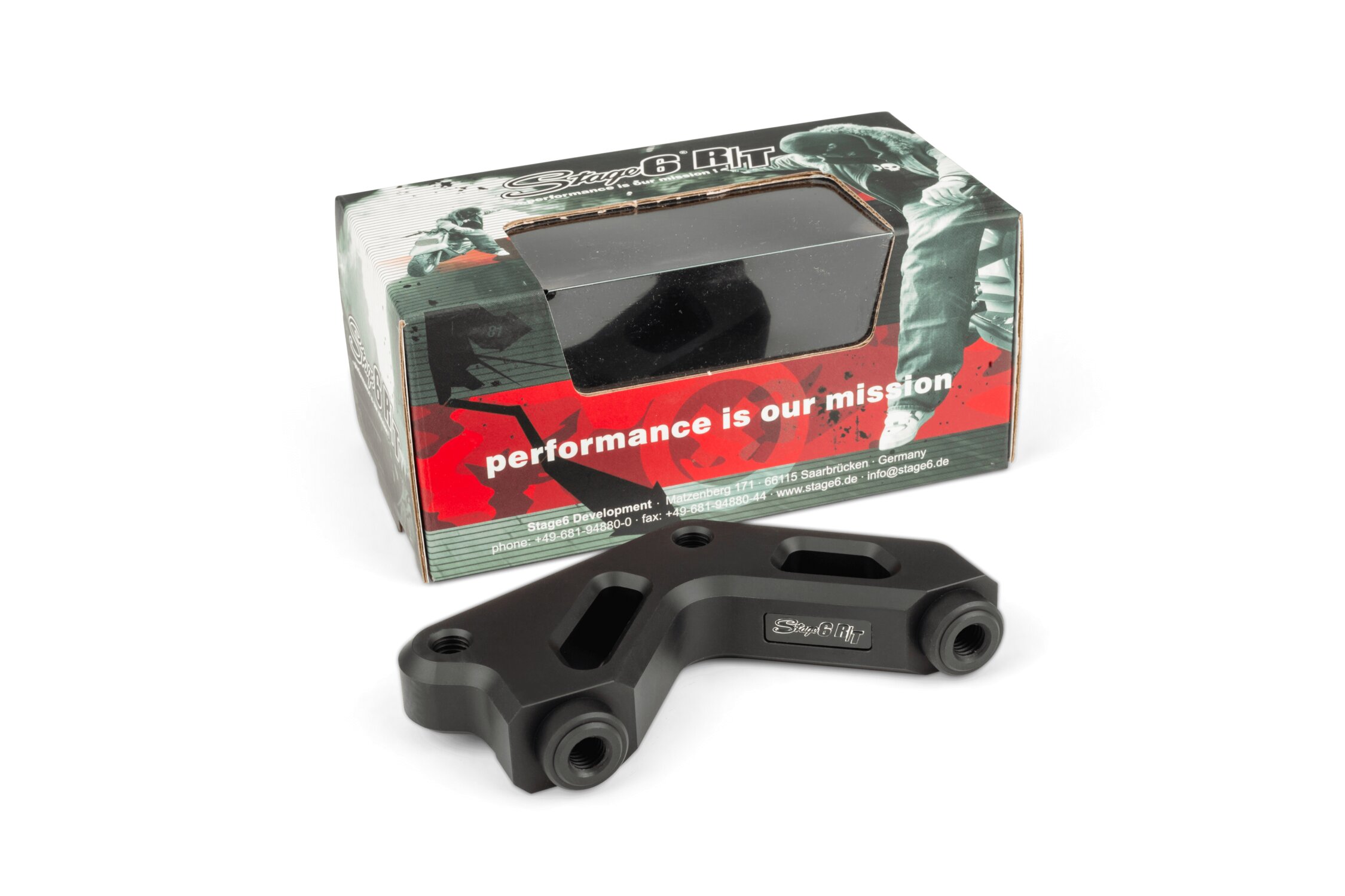 Patte de déport Stage6 pour frein R/T Aprilia SR 50