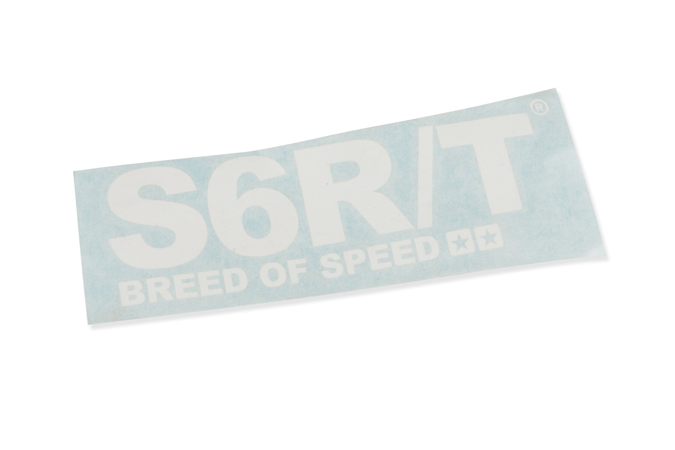 Stage6 R/T Sticker 140x48mm tracé Blanc