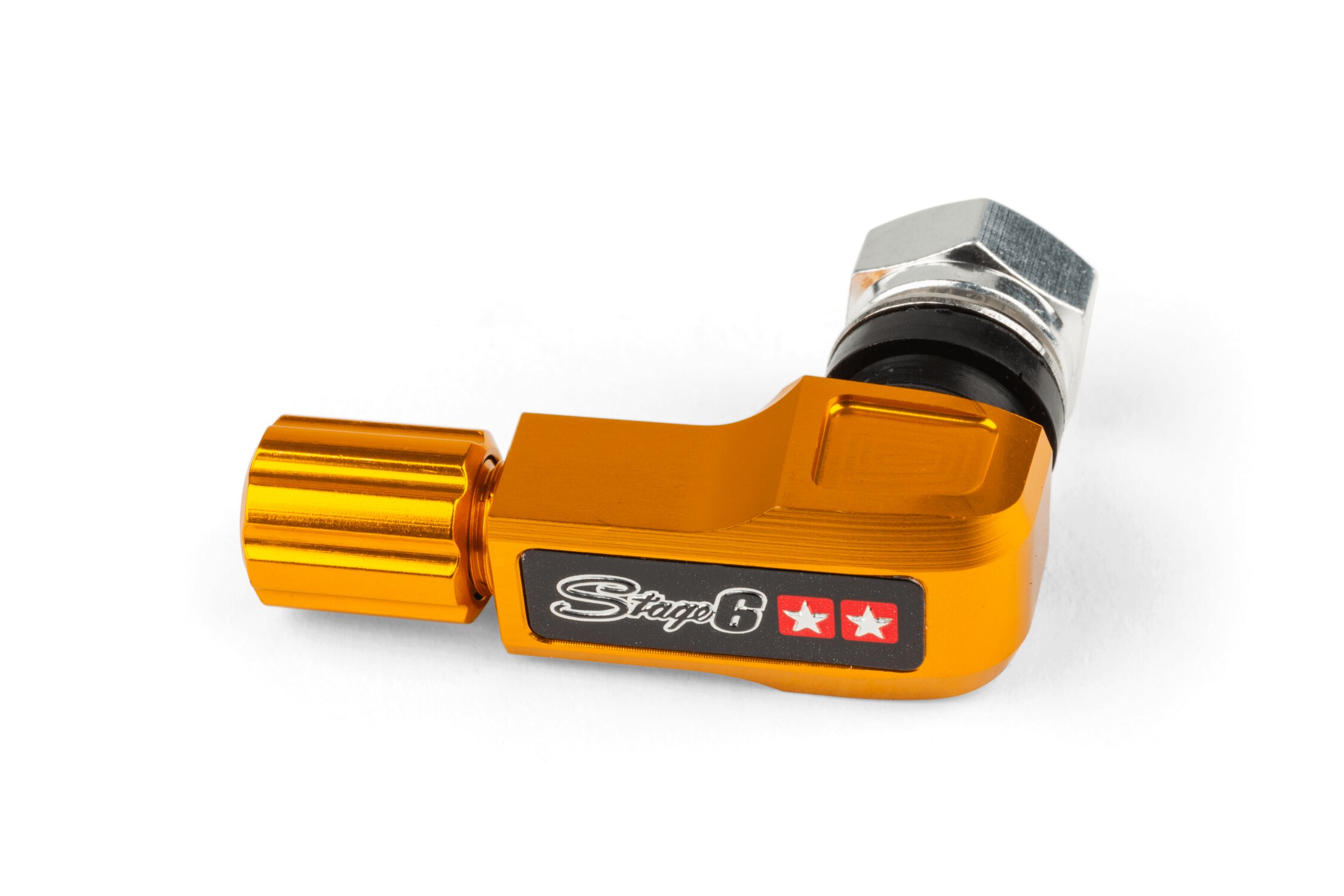 Stage6 Valve de pneu coudé 90° Or