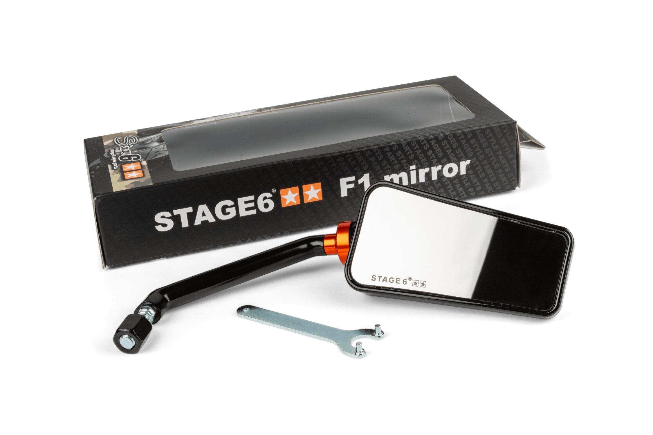 Rétroviseur F1 Stage6 droit noir