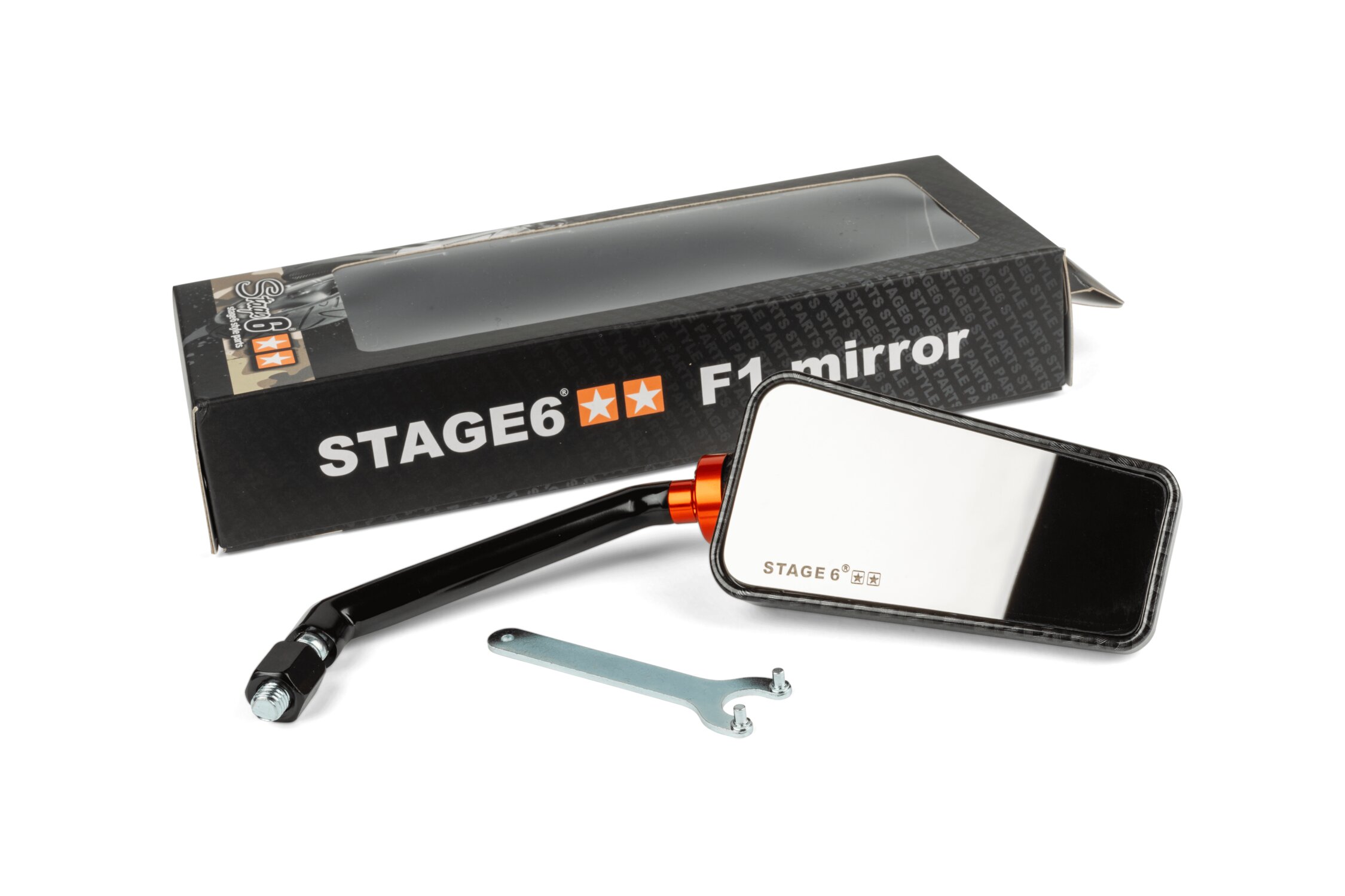 Rétroviseur F1 Stage6 droit carbone