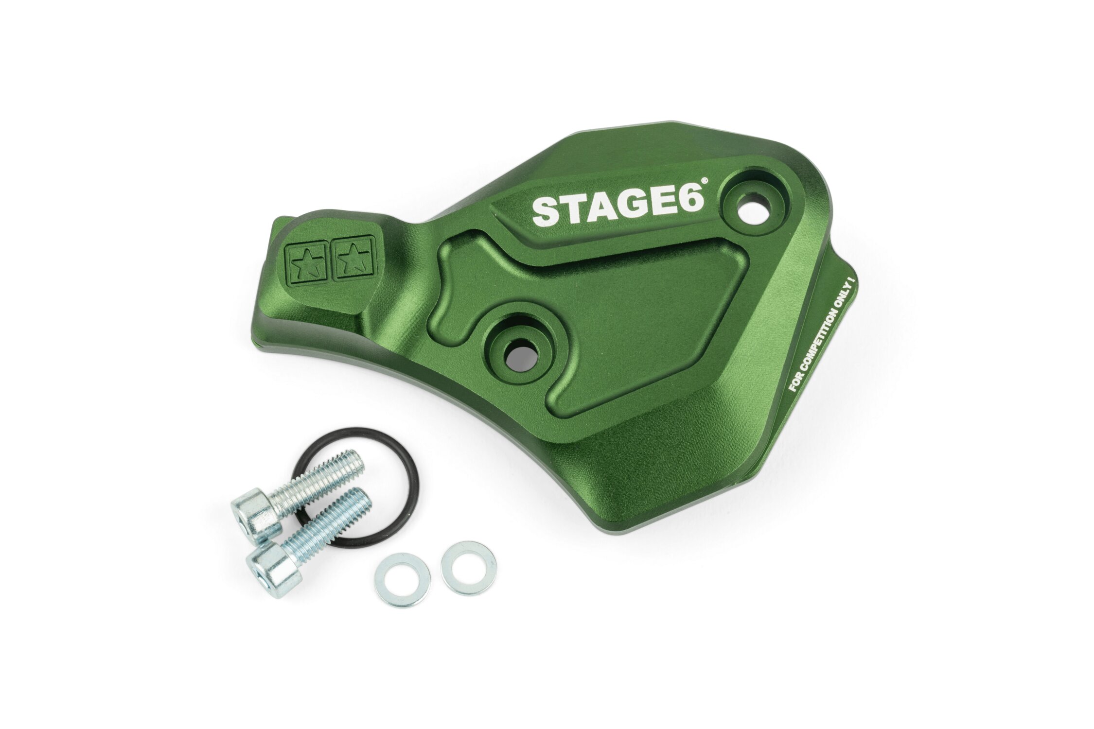 Carter obturateur de pompe à huile AM6 Stage6 Alu Vert