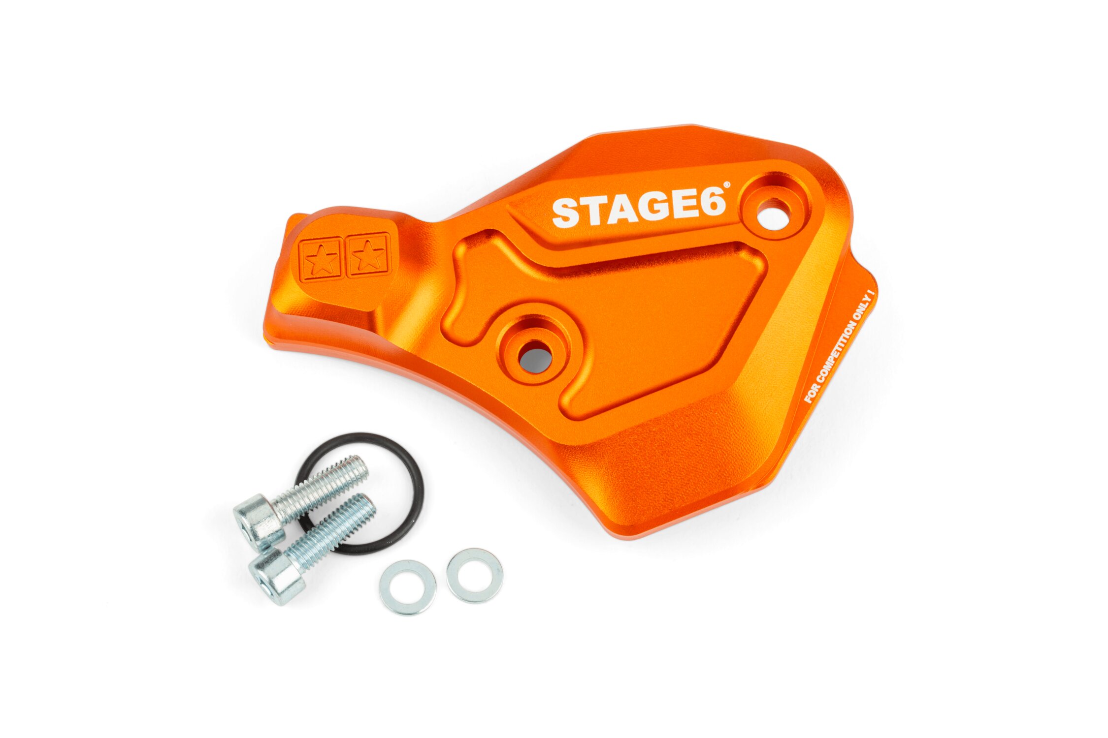 Carter obturateur de pompe à huile AM6 Stage6 Alu Orange