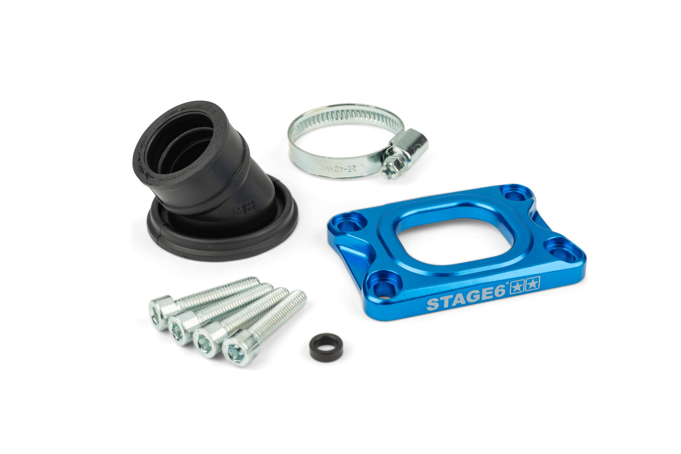 Pipe Stage6 360° AM6 / Derbi Bleu - Dellorto / CP