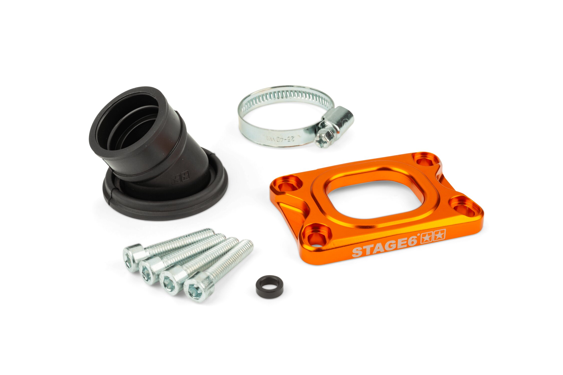 Pipe Stage6 360° AM6 / Derbi Orange - carbu CP Evolution