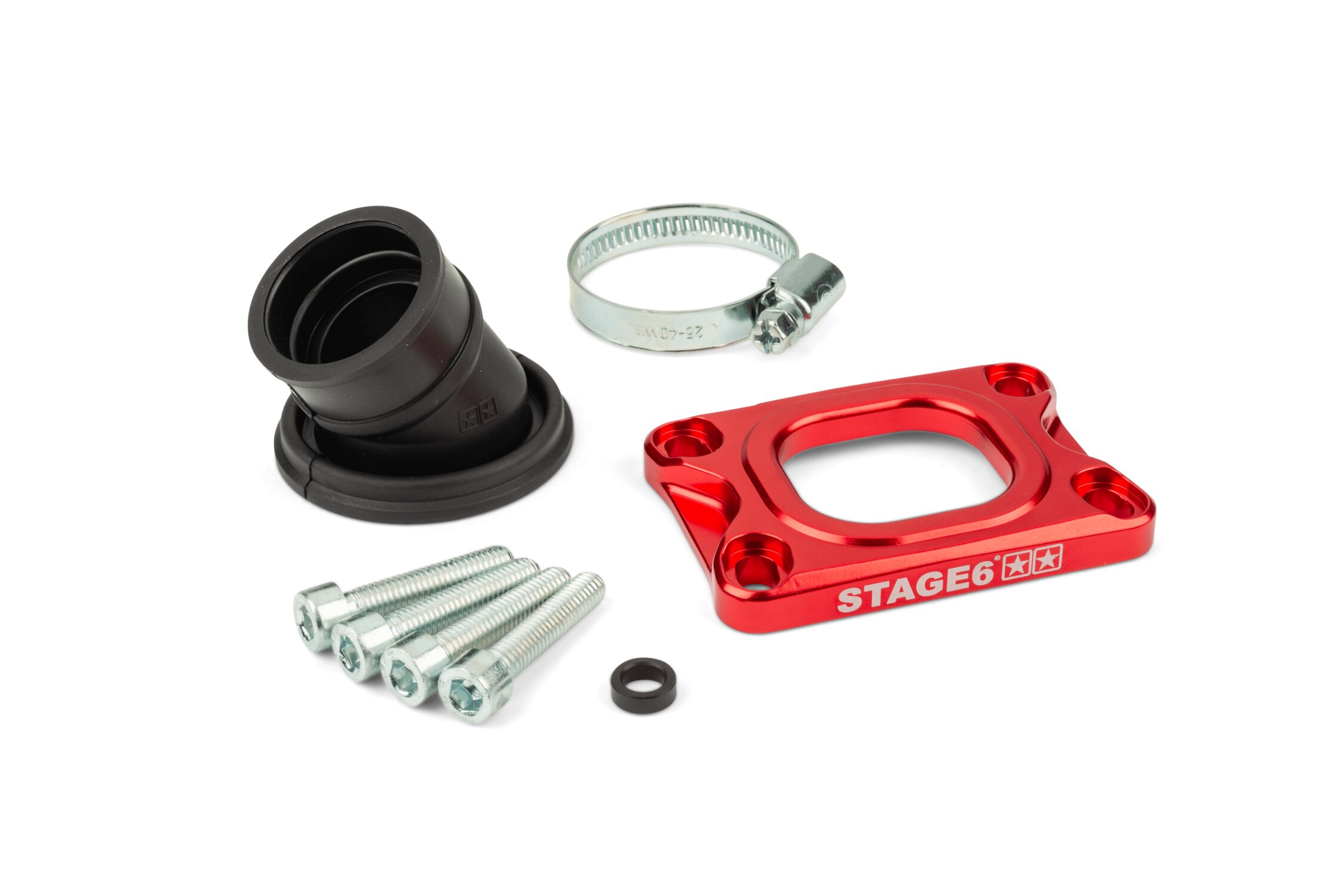 Pipe Stage6 360° AM6 / Derbi Rouge - carbu CP Evolution