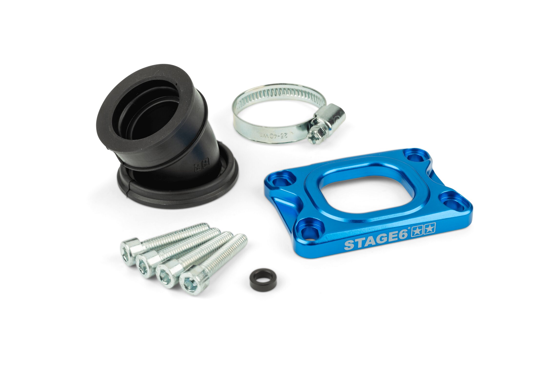 Pipe Stage6 360° AM6 / Derbi Bleu - Mikuni TM24