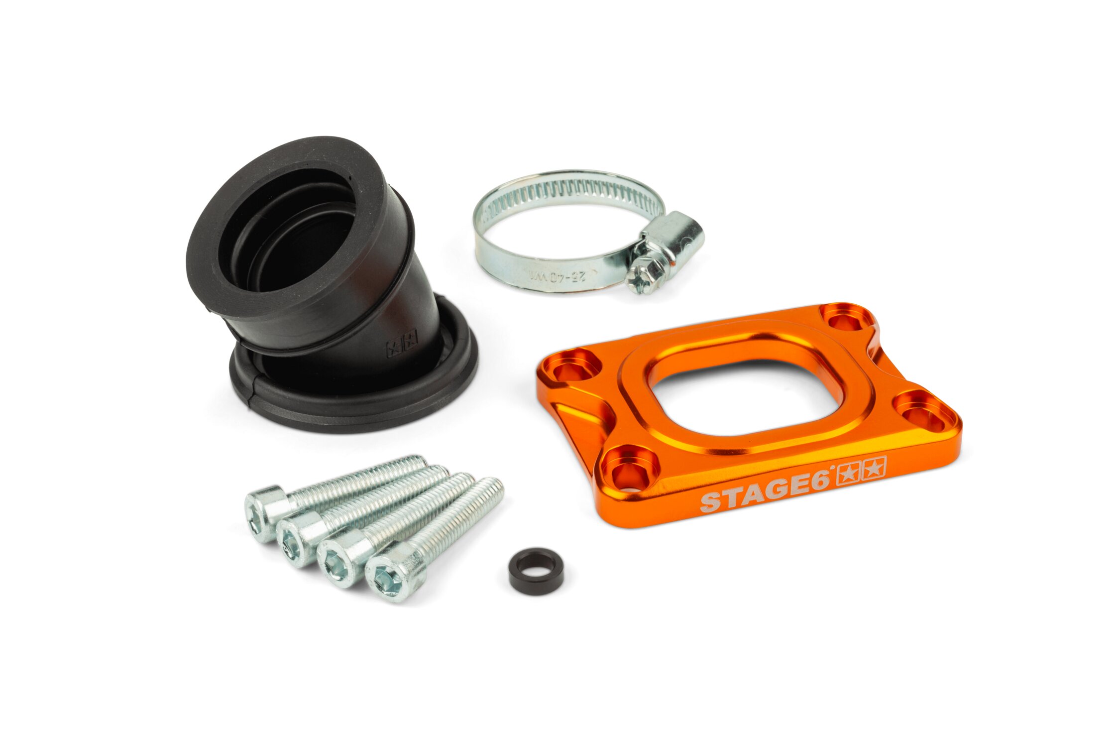 Pipe Stage6 360° AM6 / Derbi Orange - Mikuni TM24