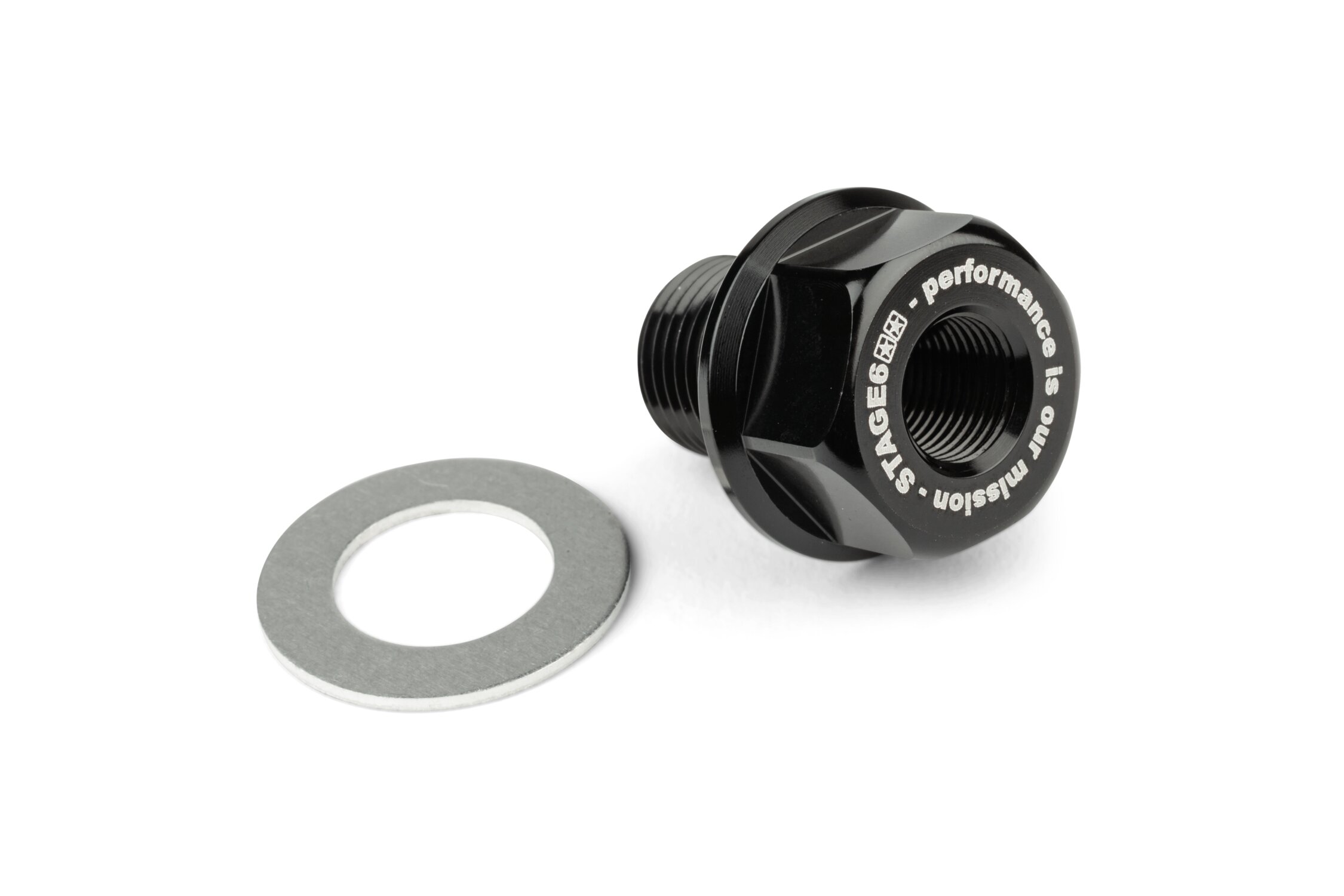 Stage6 Adaptateur sonde de température M14x1.25x15mm AM6 Noir