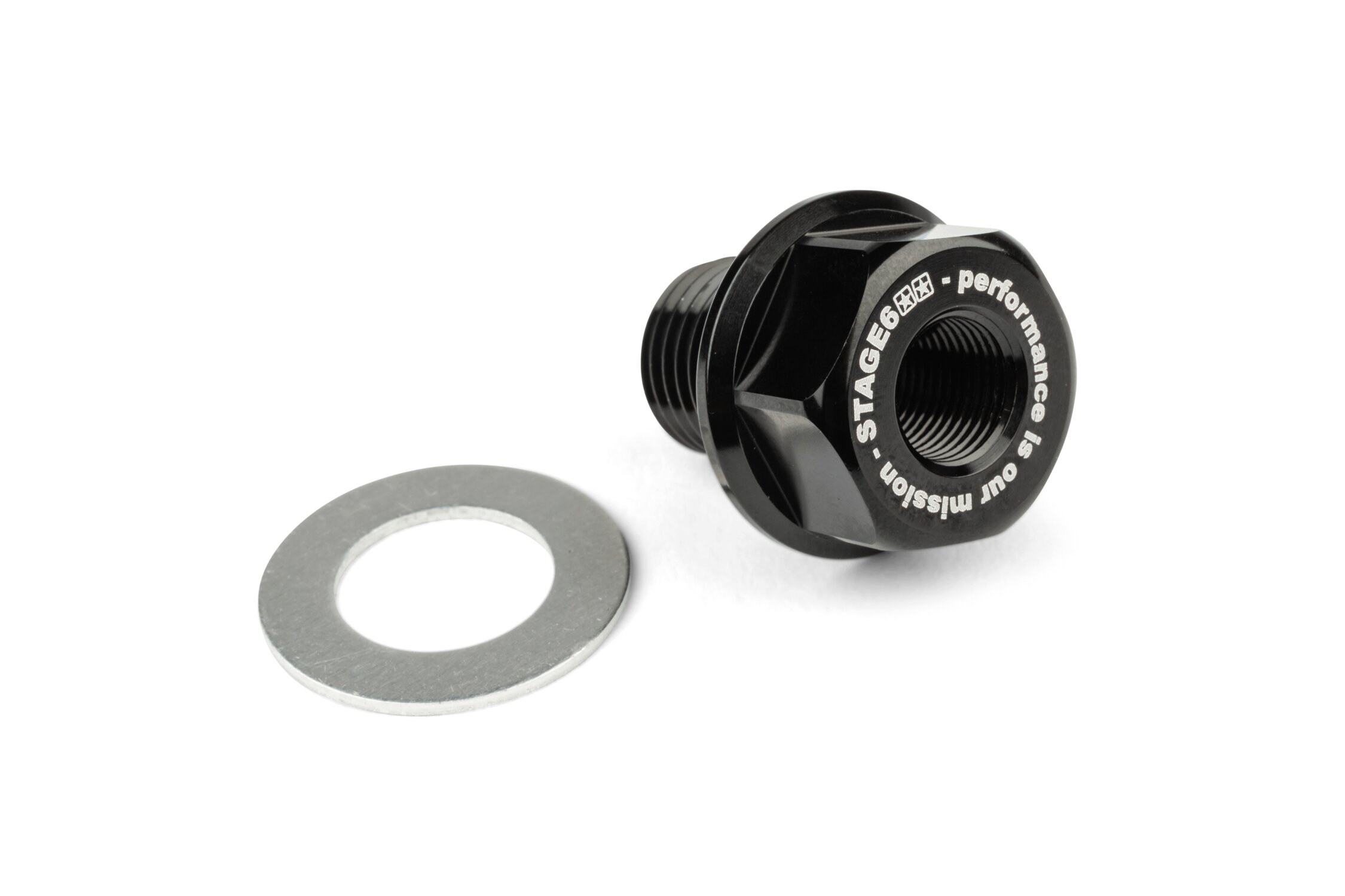 Stage6 Adaptateur sonde de température M14x1.5x15mm Derbi Noir