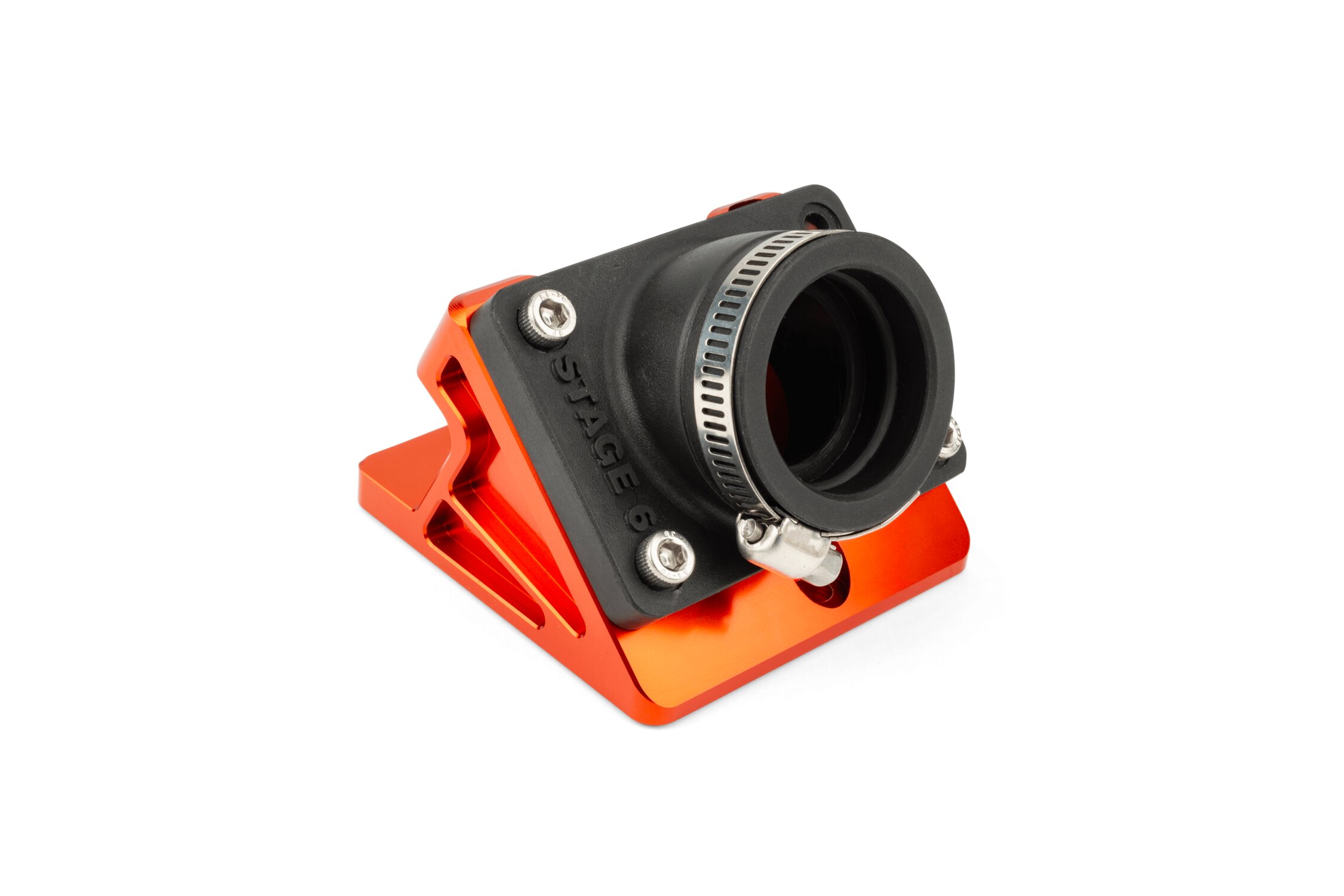 Pipe d'admission d.28mm Stage6 Orange MBK Nitro