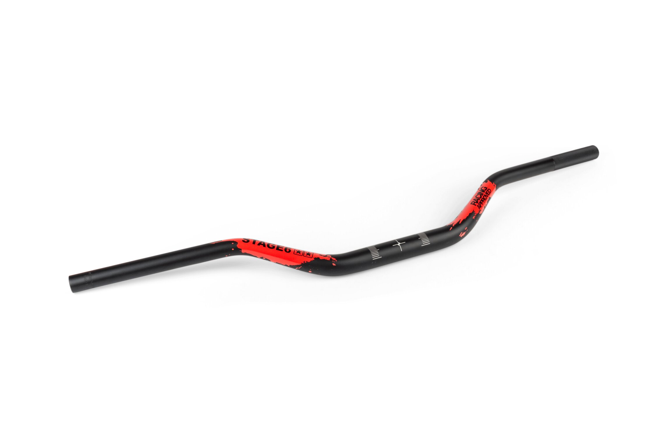 Guidon Cross 28mm Stage6 Noir et Rouge