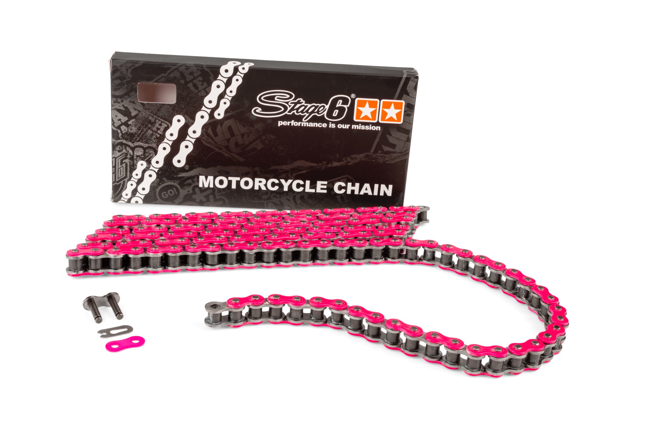 Chaîne 428 Stage6 HQ Rose Fluo