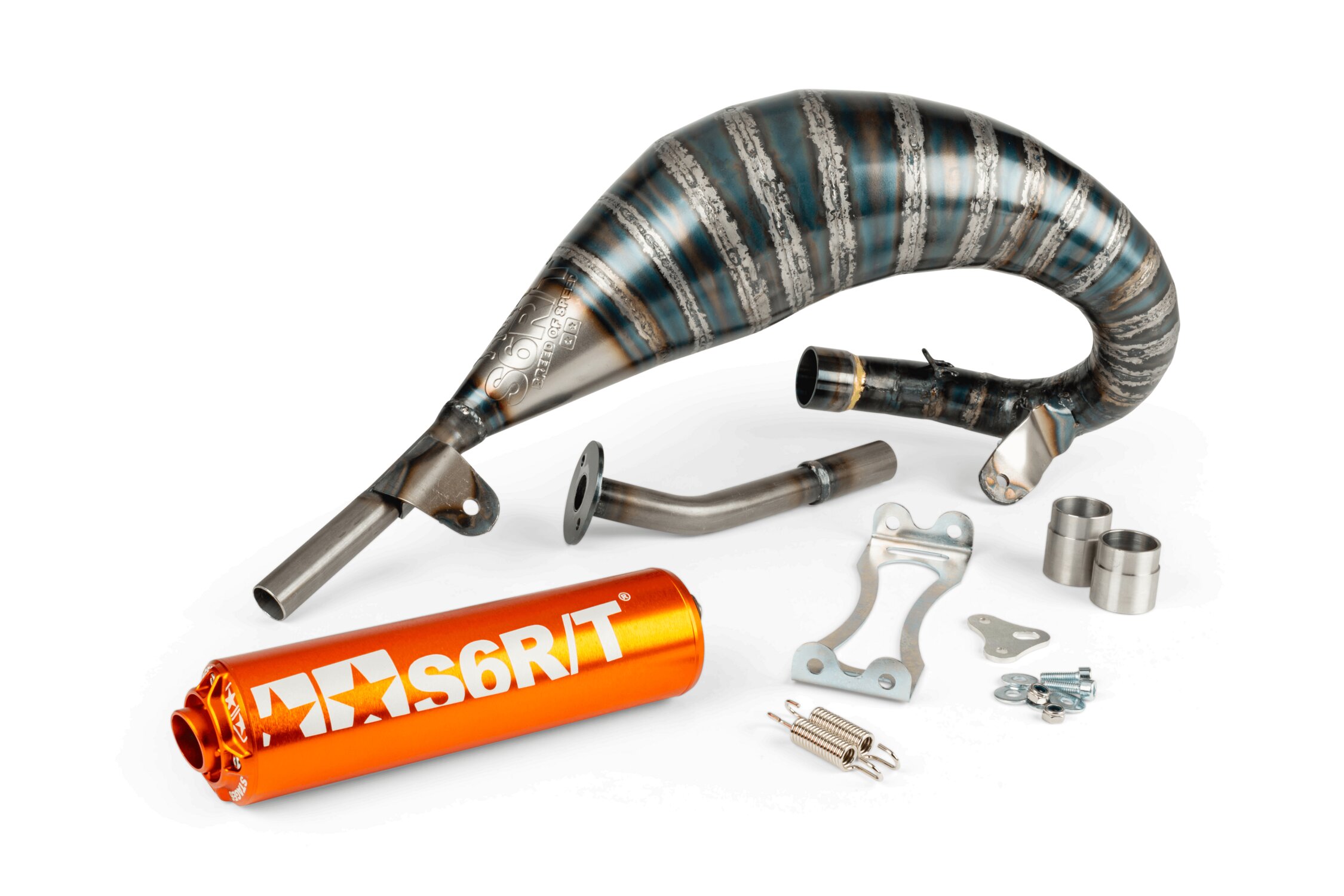 Pot d'échappement Stage6 R/T 70 - 80 Beta RR avant 2021 Orange