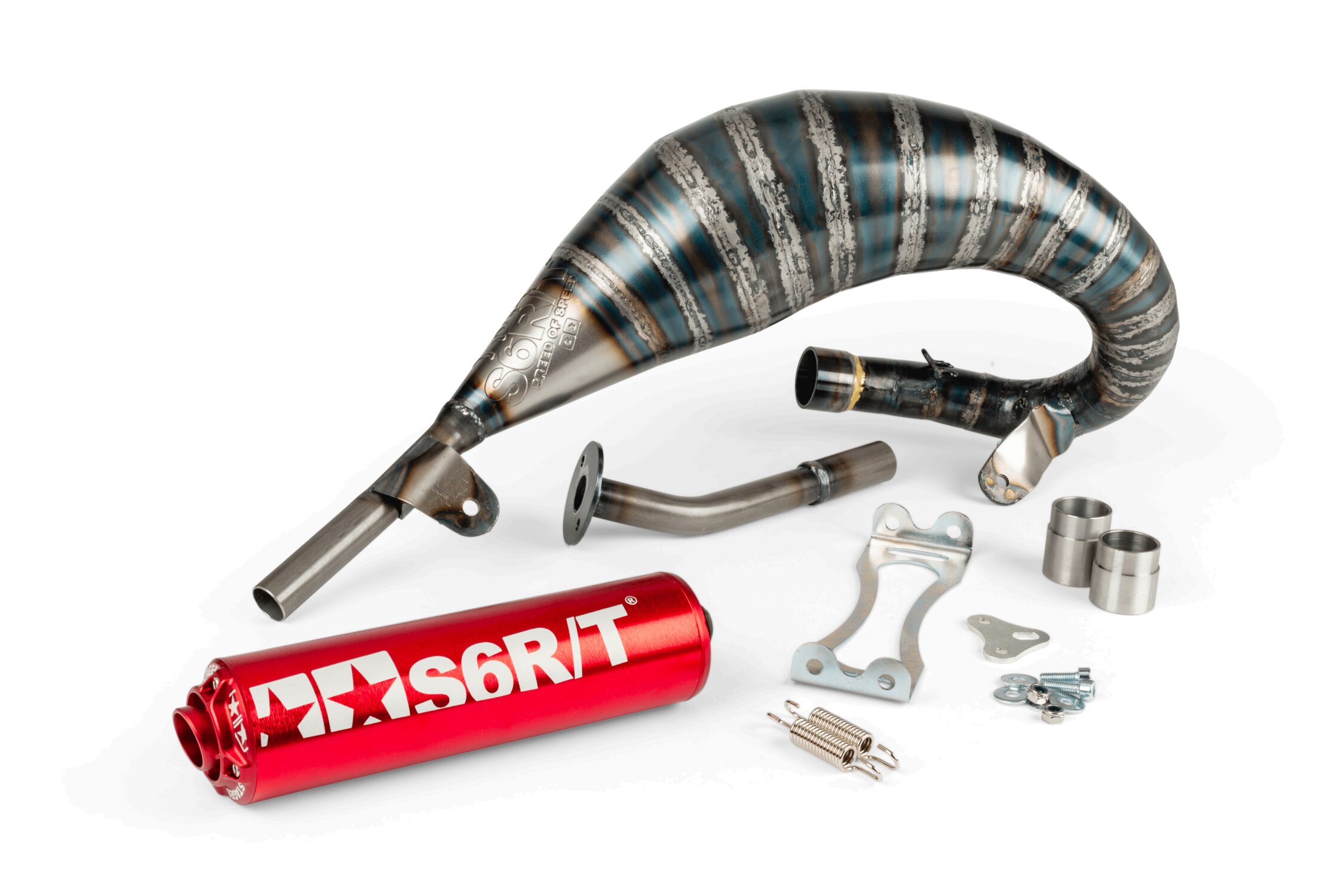 Pot d'échappement Stage6 R/T 70 - 80 Beta RR avant 2021 Rouge