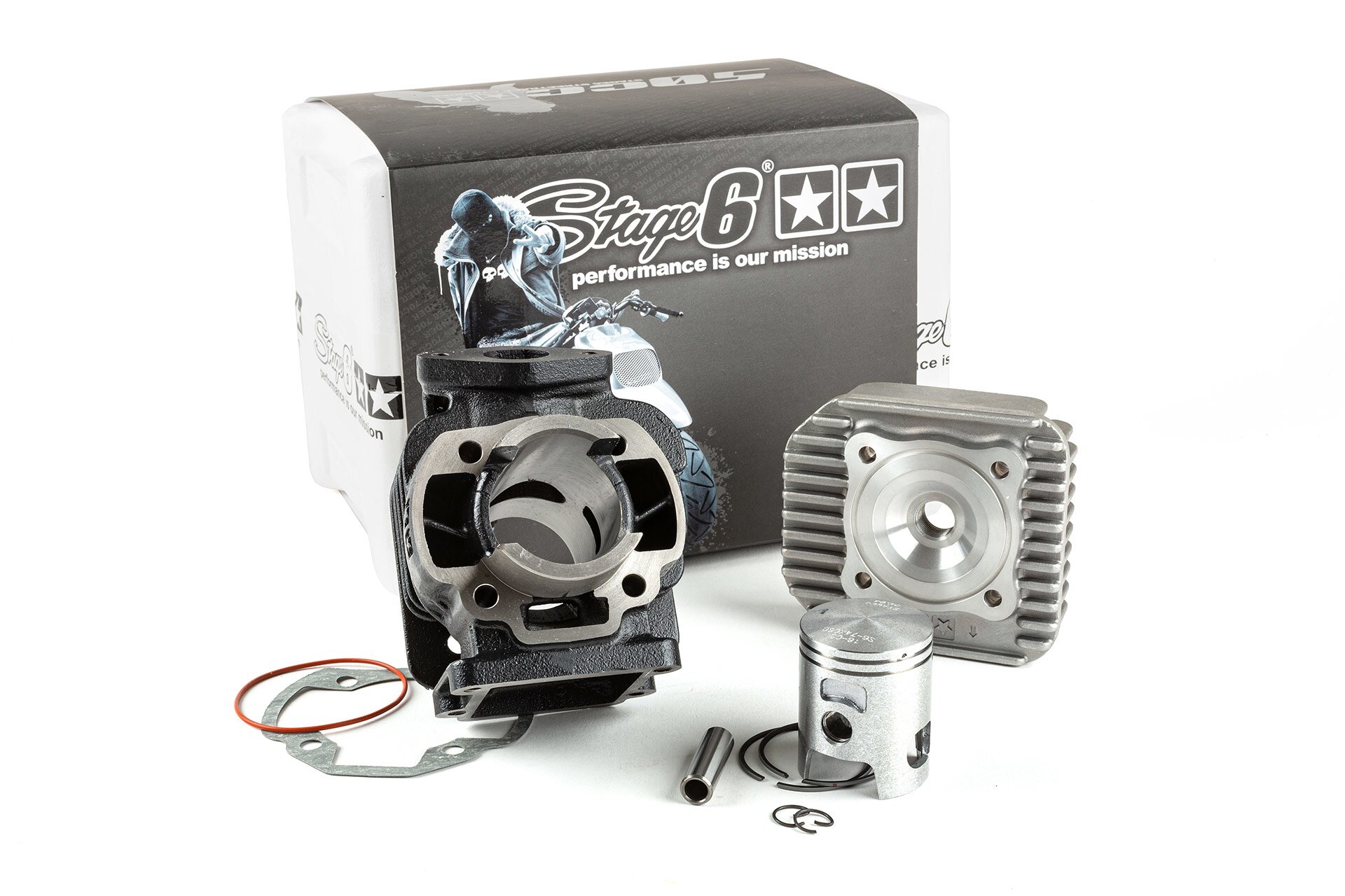 Kit cylindre Stage6 StreetRace 50 Fonte MBK Booster