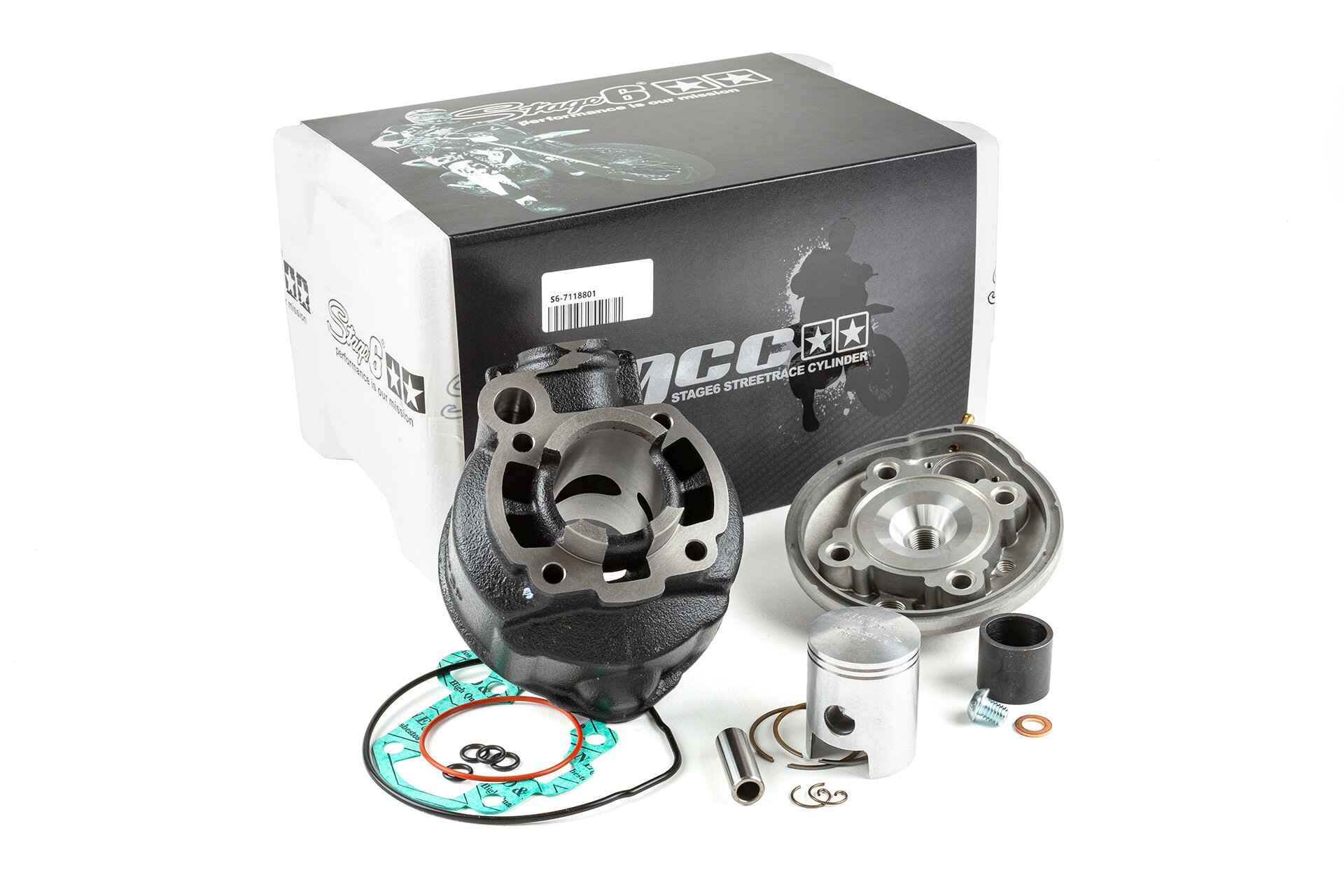 Kit cylindre Stage6 StreetRace 50 Fonte Minarelli AM6