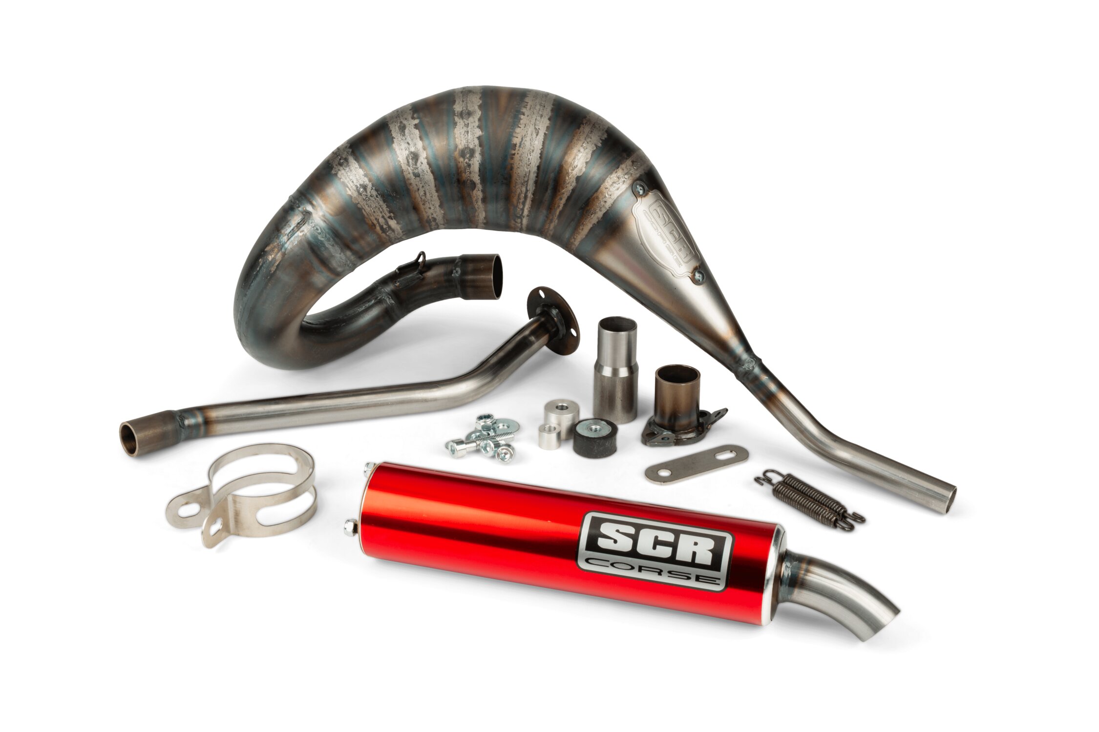 Pot d'échappement SCR Corse RL Cross 70 - 80 Beta RR av 2012 Rouge