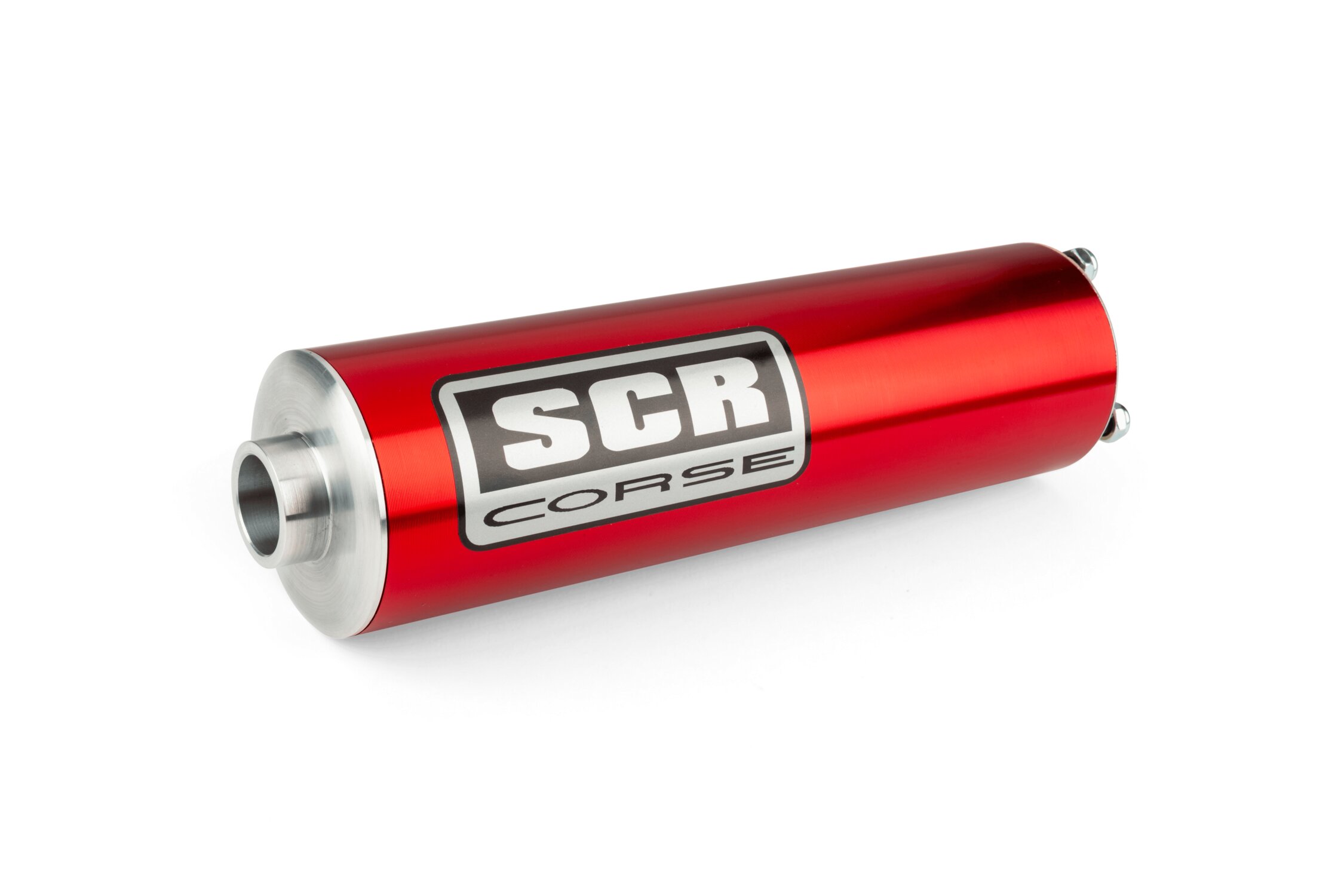 Silenziatore Corto Scr Corse Rosso