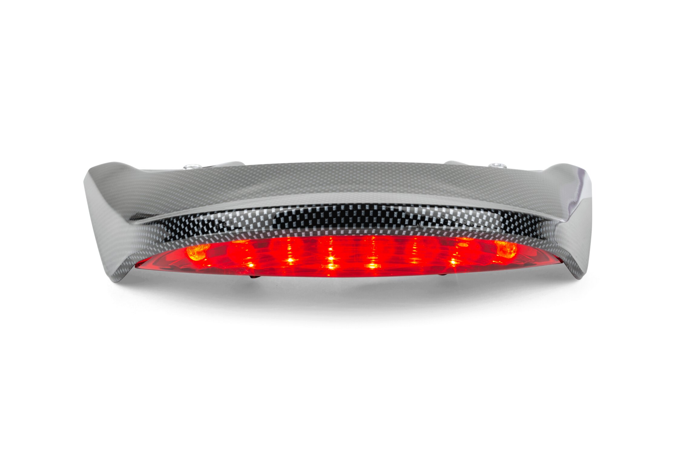 Standard Parts Aileron arrière avec feu arrière Peugeot Speedfight Carbone