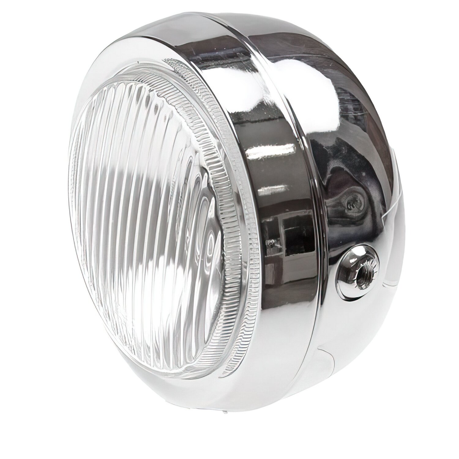 Phare Puch Maxi rond chromé