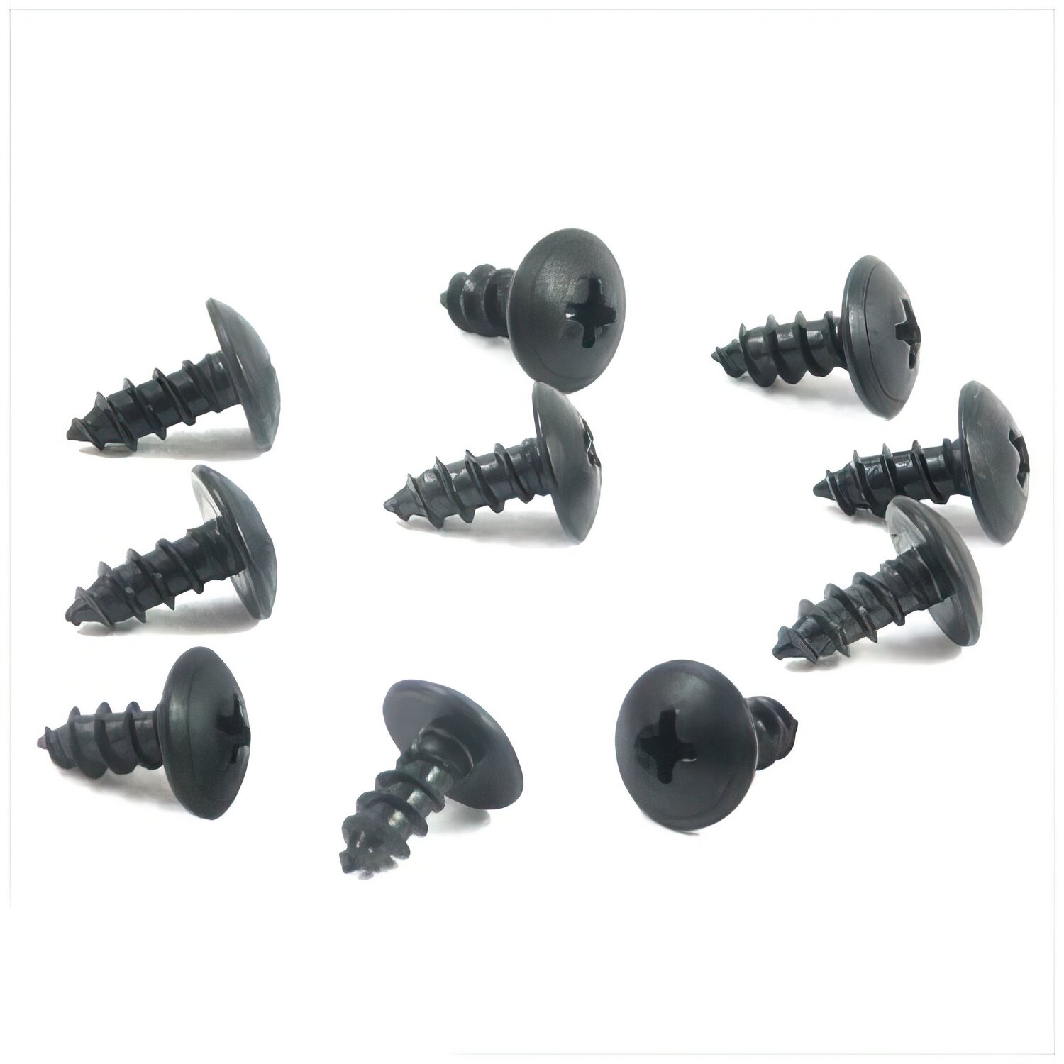 Vis M5,0x12mm noir (x10)