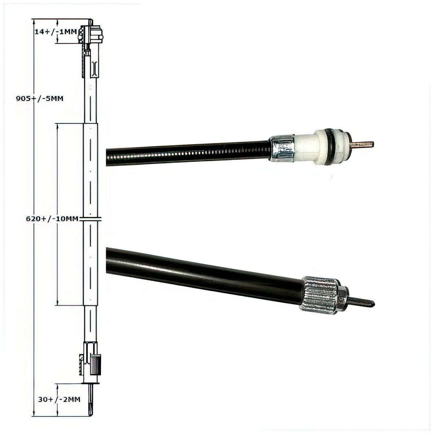 Standard Parts Câble de compteur MBK Booster