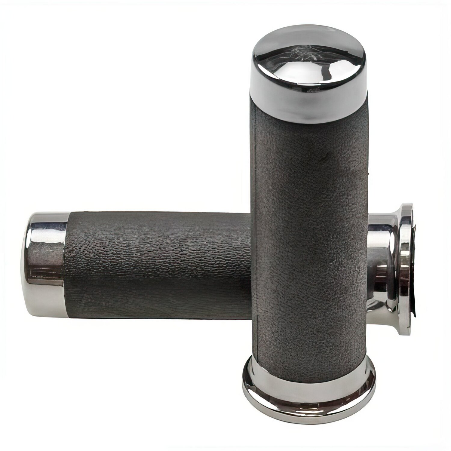 Poignées Chopper PVC Chrome 25 / 27-137mm