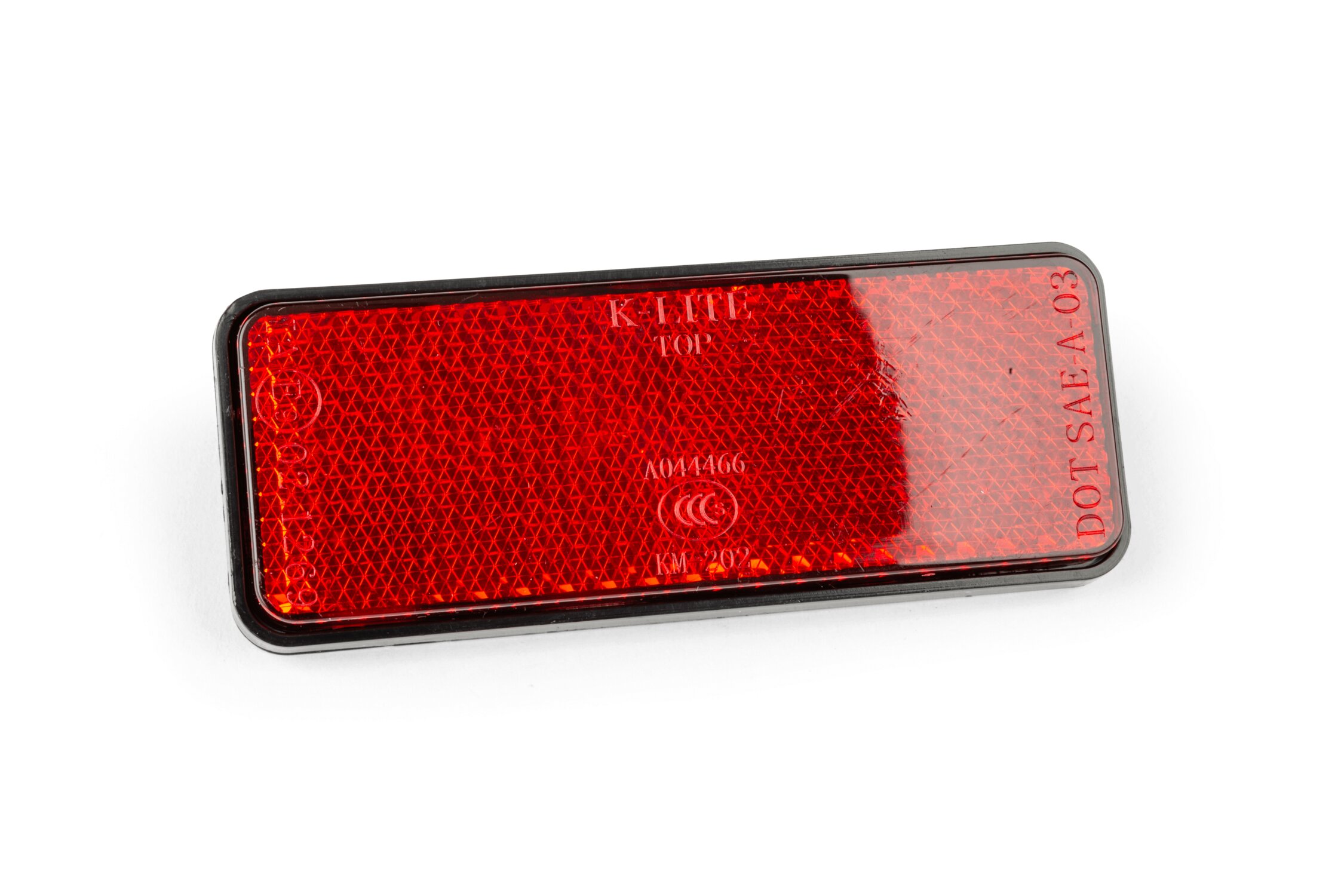 Catadiopre rectangulaire 90x35mm Rouge