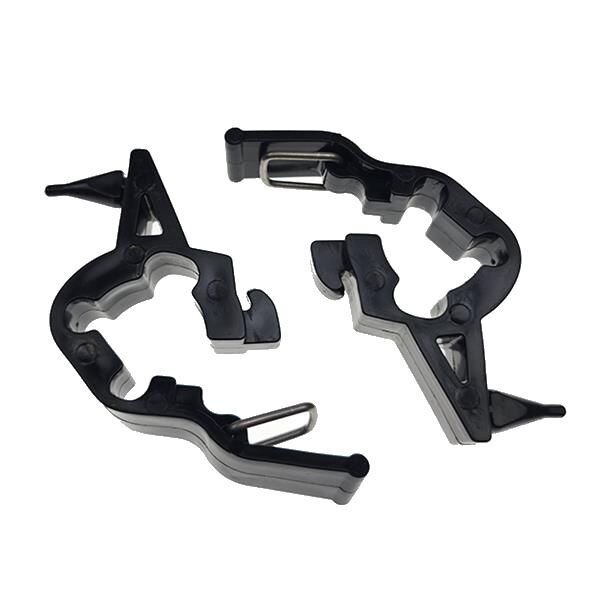 Attache de plaque phare Derbi Senda Noir (x2)