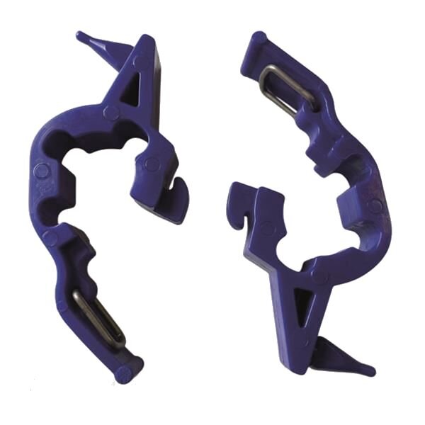 Attache de plaque phare Derbi Senda Bleu (x2)
