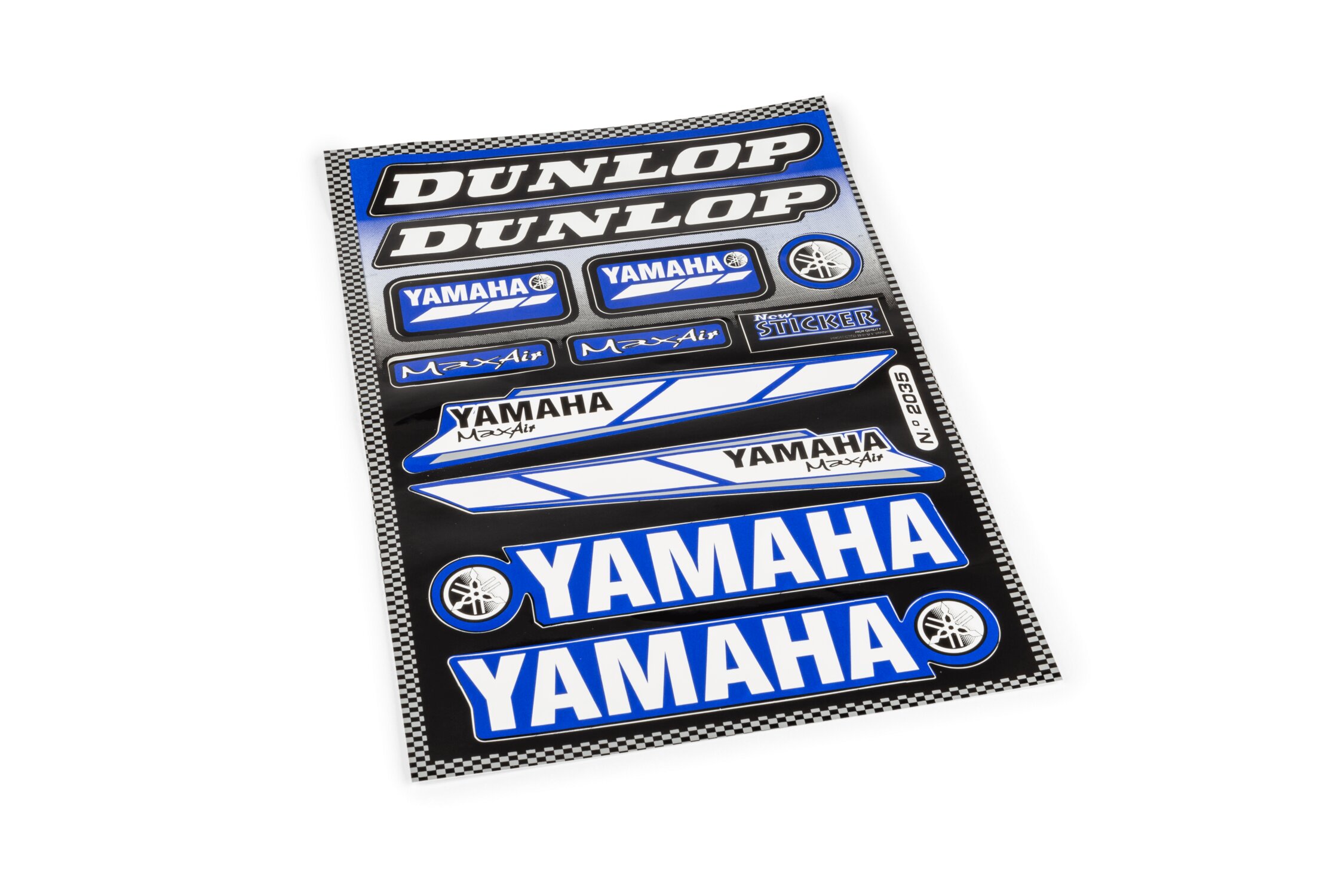 Standard Parts Planche autocollants Marques Yamaha / Dunlop 33x22cm