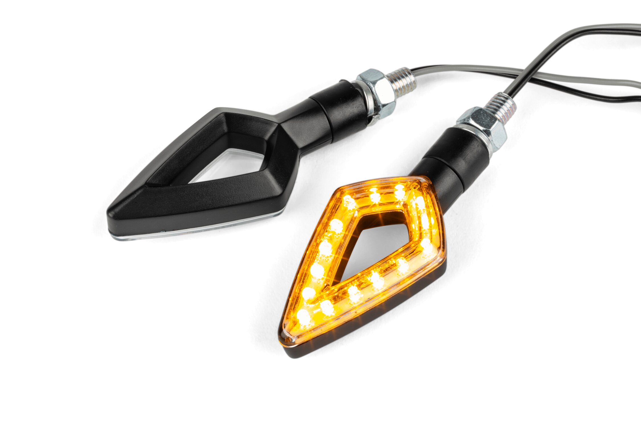 Clignotants LED STR8 Arrow Noir / Transparent