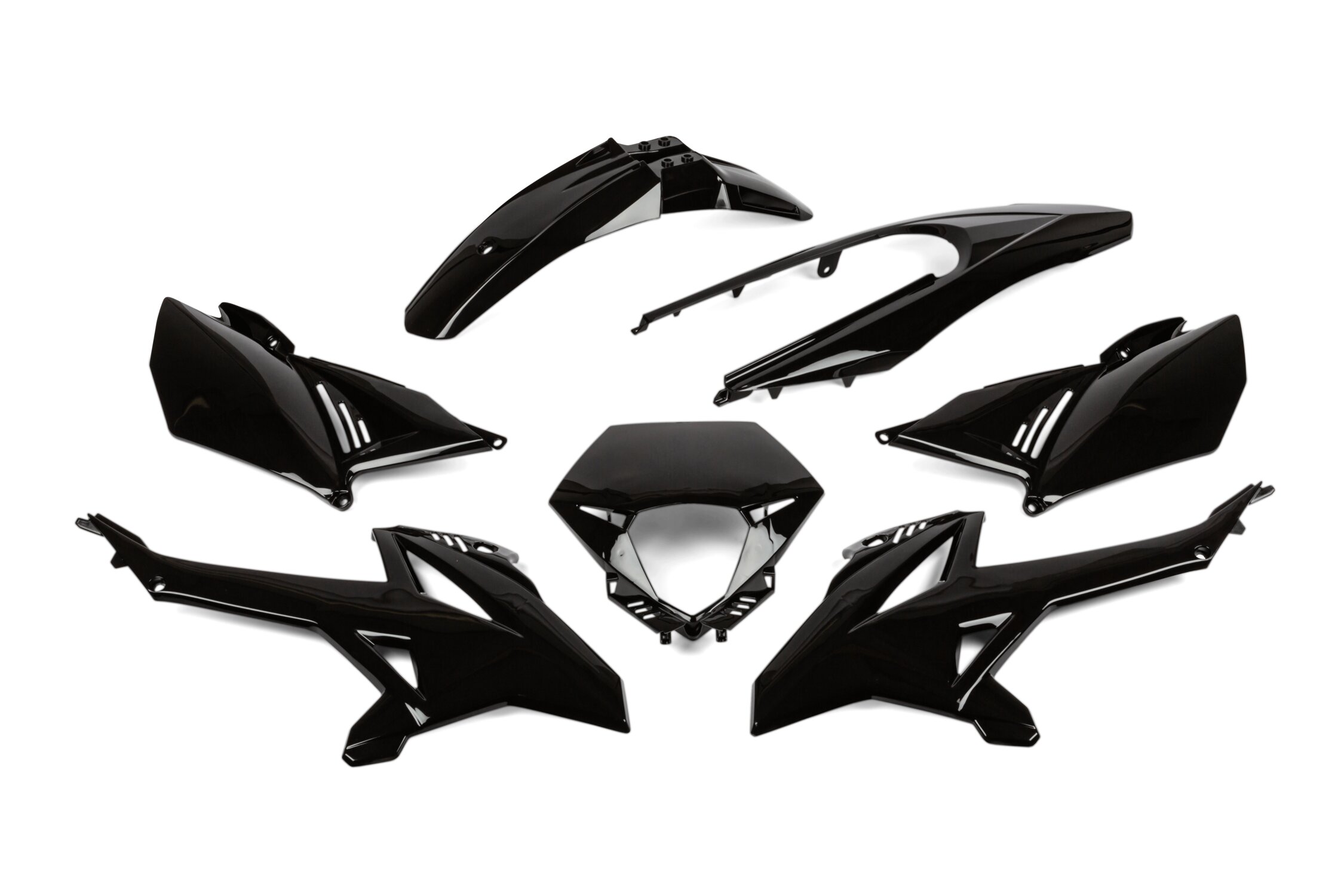 Kit carénage Beta RR 2011 - 2020 Noir 7 pièces