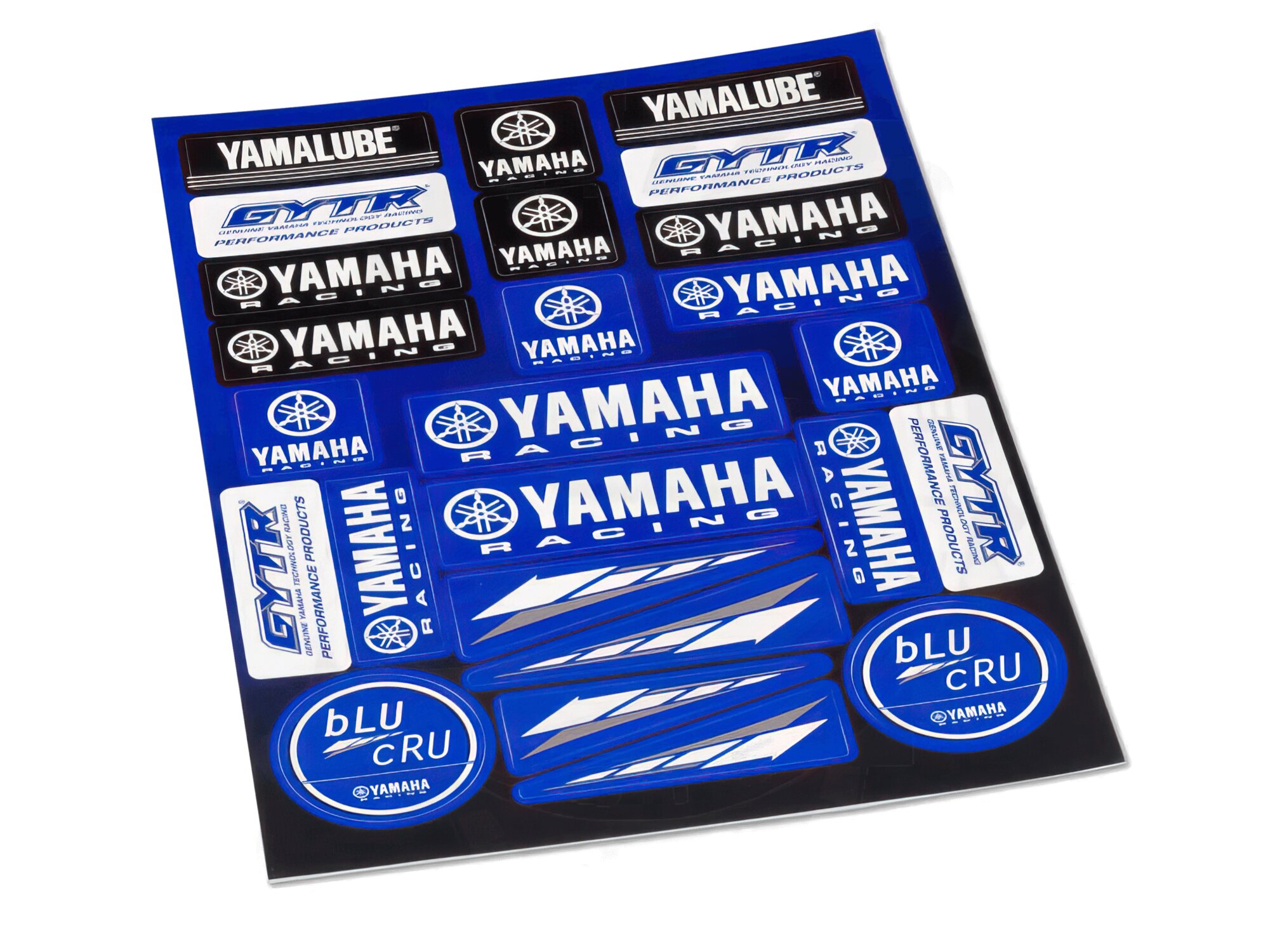 Yamaha Planche autocollants Racing bleu